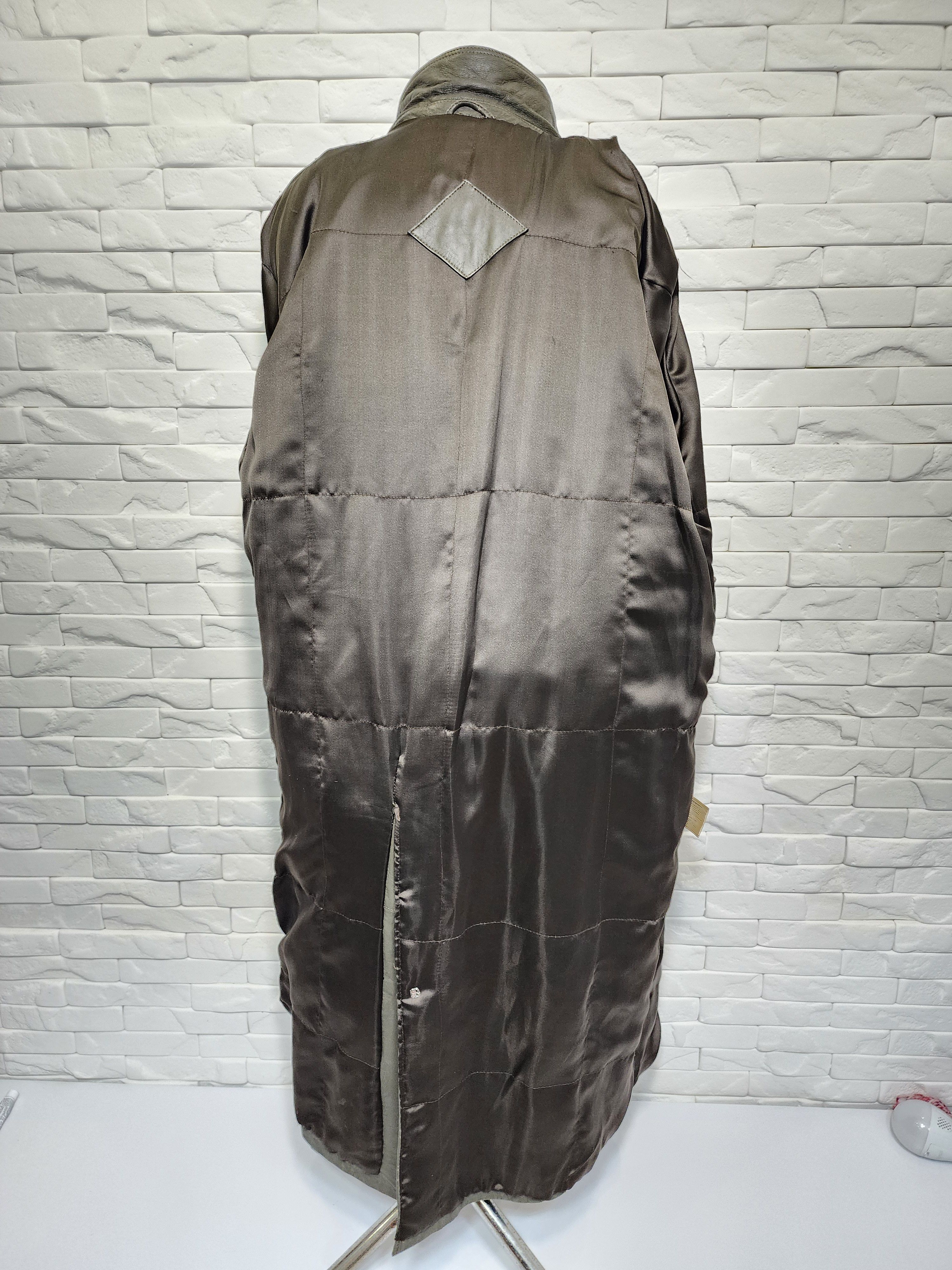 Genuine Leather Geen Genuine Leather Men's Coat with Belt Size US L / EU 52-54 / 3 - 10 Thumbnail