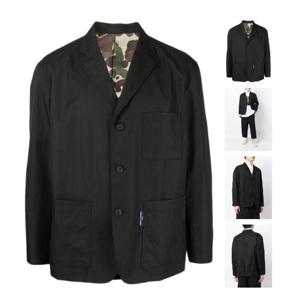 Comme des Garcons Homme Patch Pocket Detail Shirt Jacket Size US M / EU 48-50 / 2 - 8 Thumbnail
