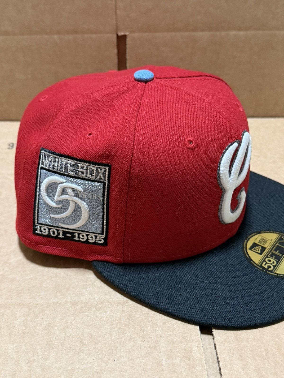 New Era 7 3/4 Chicago Sox SFD FNF “Banned” Edition Rushmore Size ONE SIZE - 3 Thumbnail