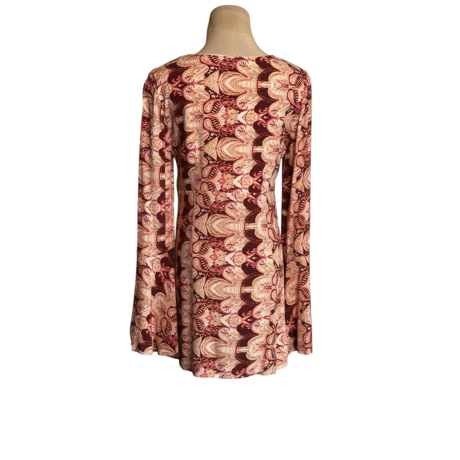 Free People Free people bell sleeves neck boho mini dress size 6 Size M / US 6-8 / IT 42-44 - 15 Thumbnail