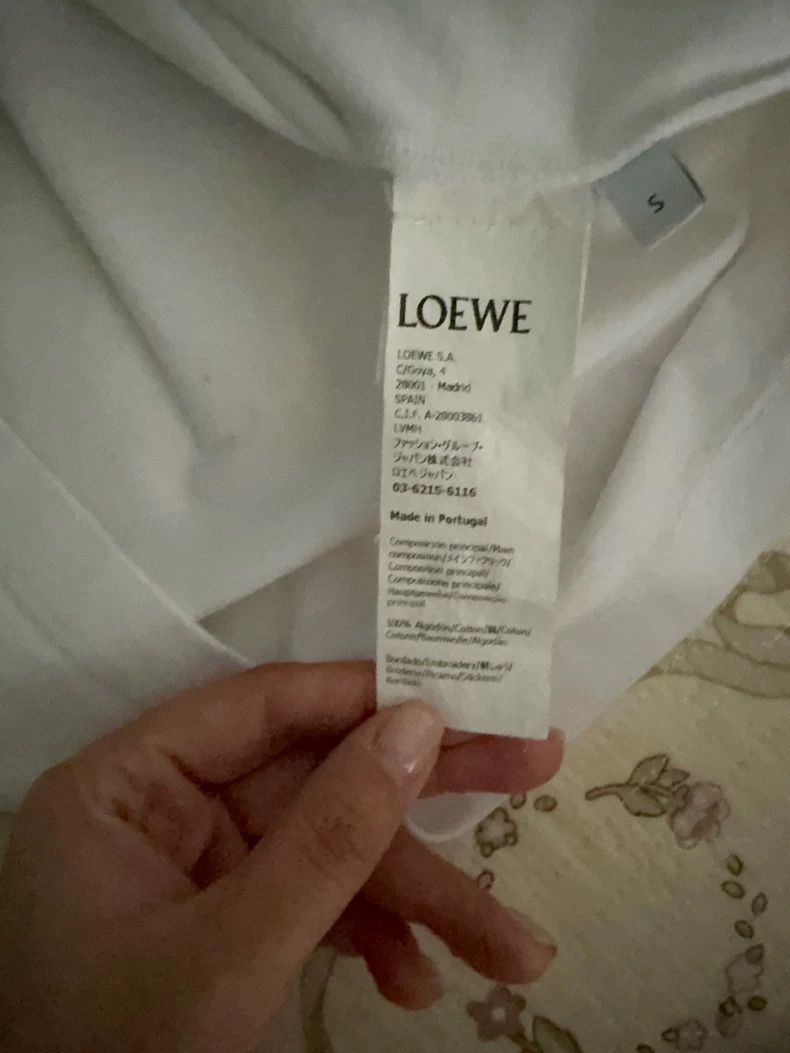 Loewe LOEWE Nail polish patterned short sleeves Size S / US 4 / IT 40 - 4 Thumbnail