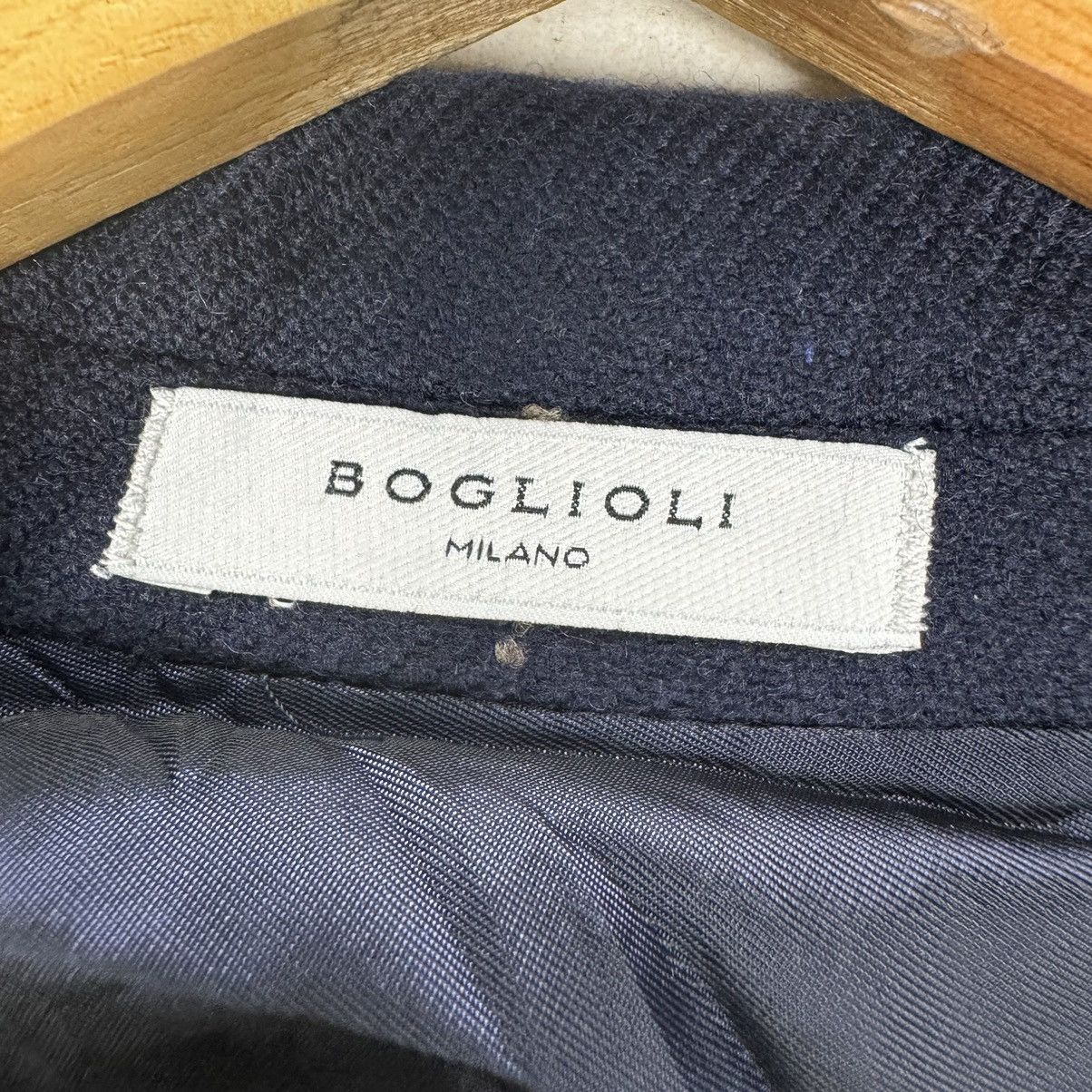 Boglioli ❄️BOGLIOLI STRIPED DISTRESS LONG COAT JACKET Size US M / EU 48-50 / 2 - 10 Thumbnail