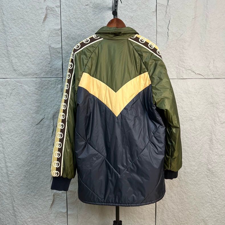 Gucci Gucci Side sleeve double G webbing zipper cotton color bloc Size US M / EU 48-50 / 2 - 2 Thumbnail