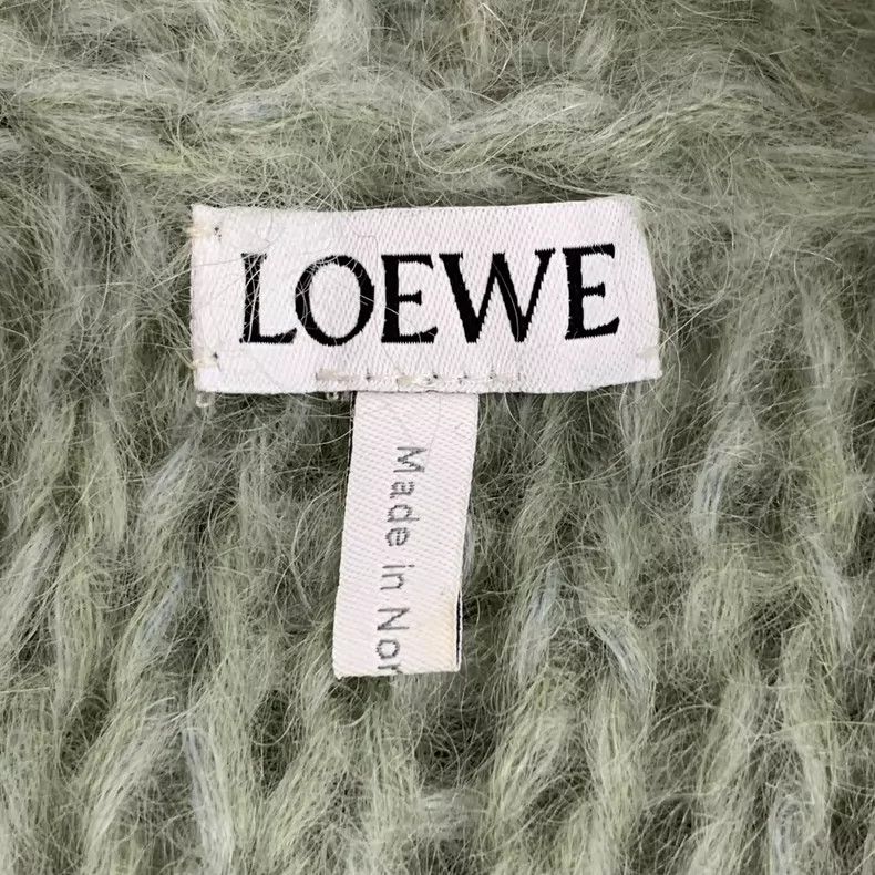 Loewe Loewe Green logo cashmere round neck long sleeve knitted s Size L / US 10 / IT 46 - 5 Thumbnail