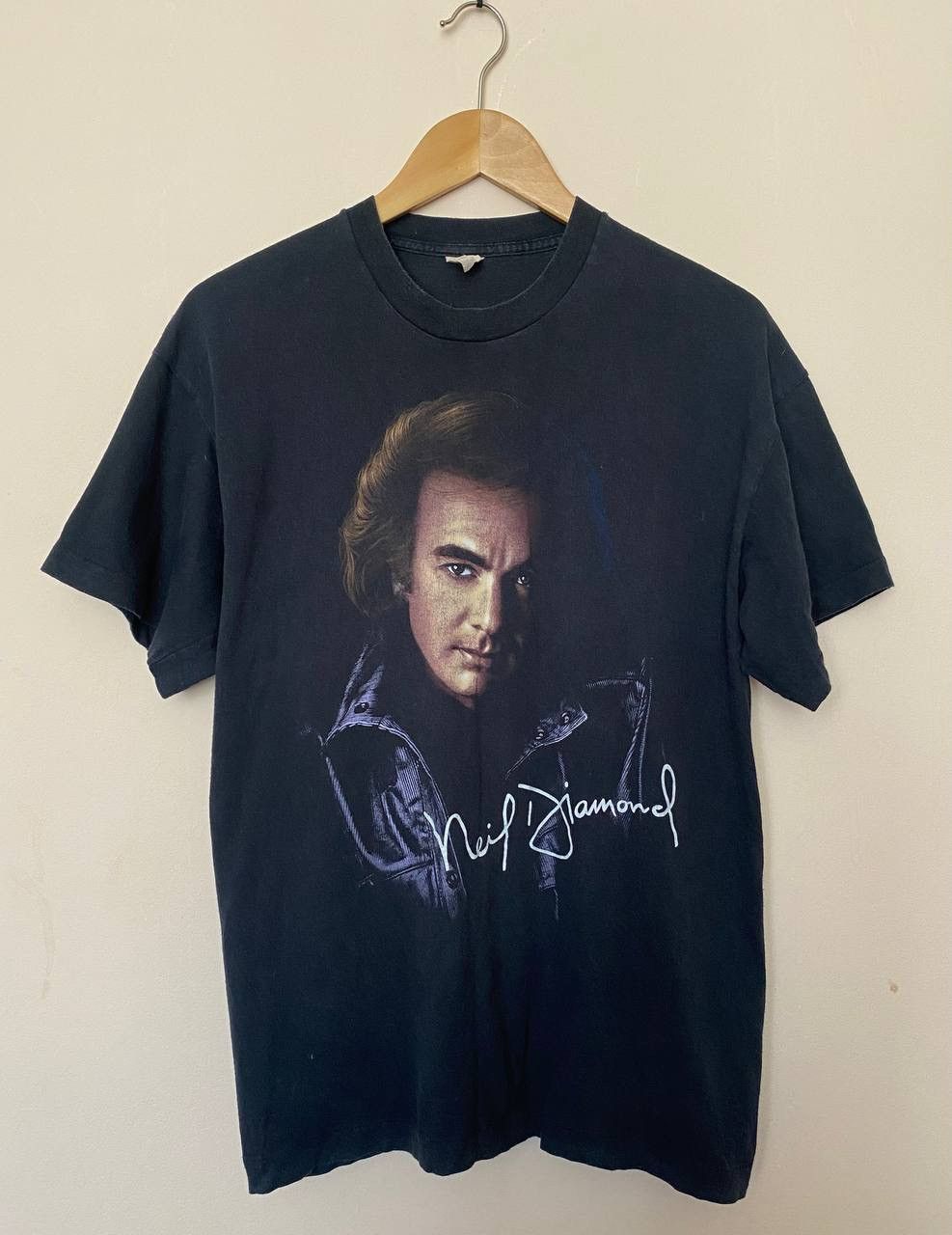 Band Tees × Vintage Vintage 1996 Neil Diamond Tour Band T-Shirt Size US M / EU 48-50 / 2 - 1 Thumbnail
