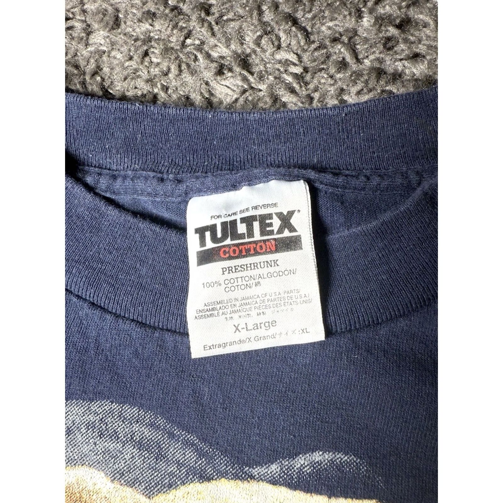 Gloverall Vtg 90's Grizzly Polar bear Tee Shirt Graphic All Over Print nature outdoors XL Blue Mens Graphic Tee Size US XL / EU 56 / 4 - 3 Thumbnail
