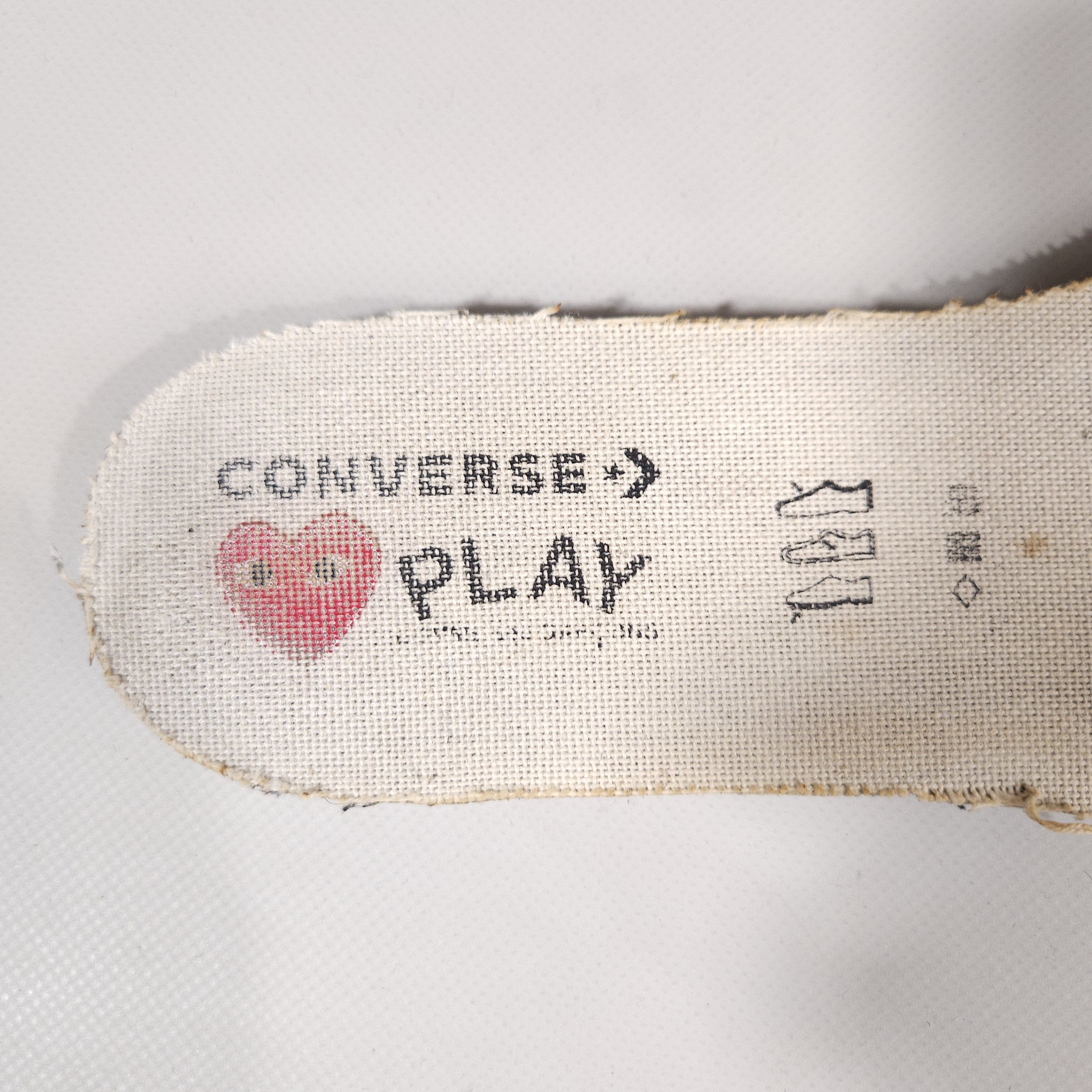 Comme des Garcons × Comme des Garcons PLAY × Converse Converse x Comme Des Garcons Play Hearts High Top Shoes US 8 Size US 8 / EU 41 - 8 Thumbnail