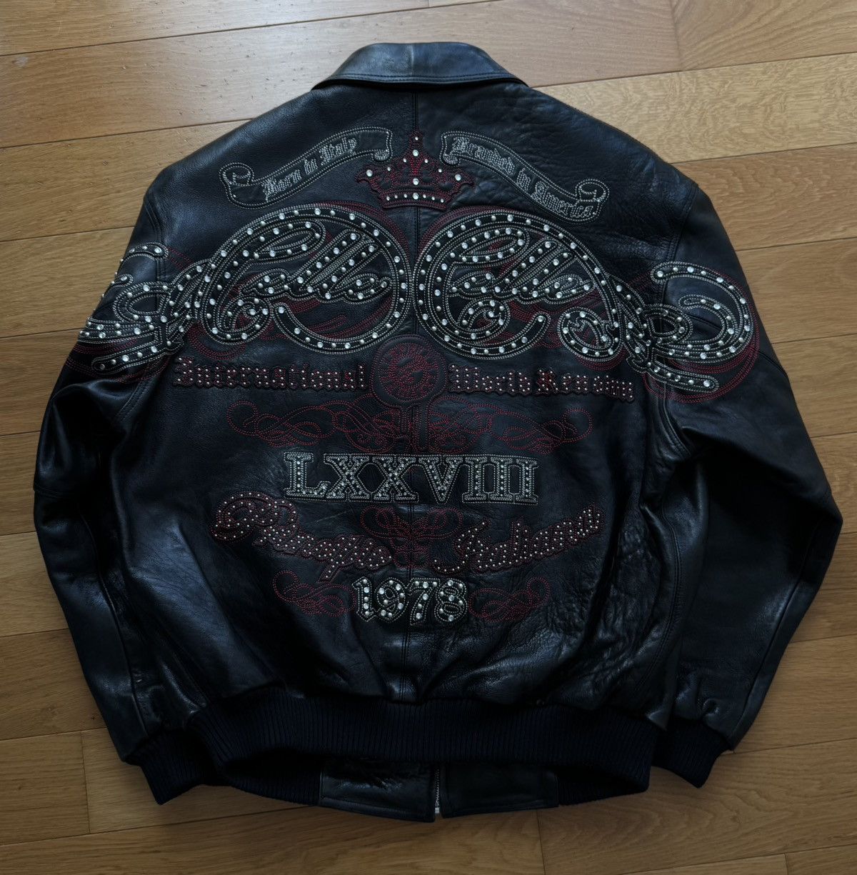 Pelle Pelle × Vintage Vintage Pelle Pelle Marc Buchanan Studded