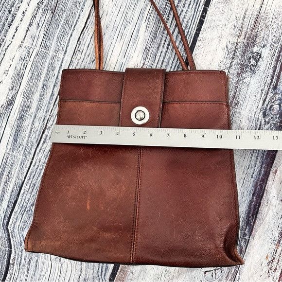 Wilsons Leather Vintage Wilson’s Leather Brown Leather Shoulder Bag Size ONE SIZE - 12 Thumbnail