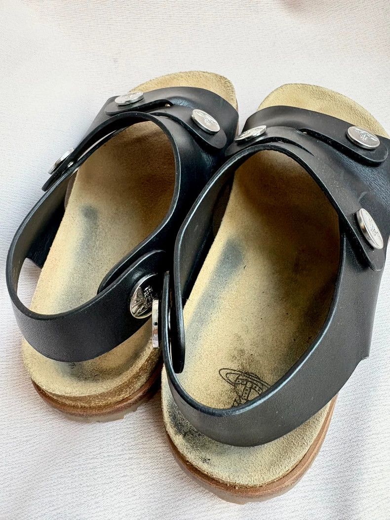 Vivienne Westwood Vivienne Westwood Black Saturn Bokeen shoes with pirate st Size US 7.5 / IT 37.5 - 6 Thumbnail