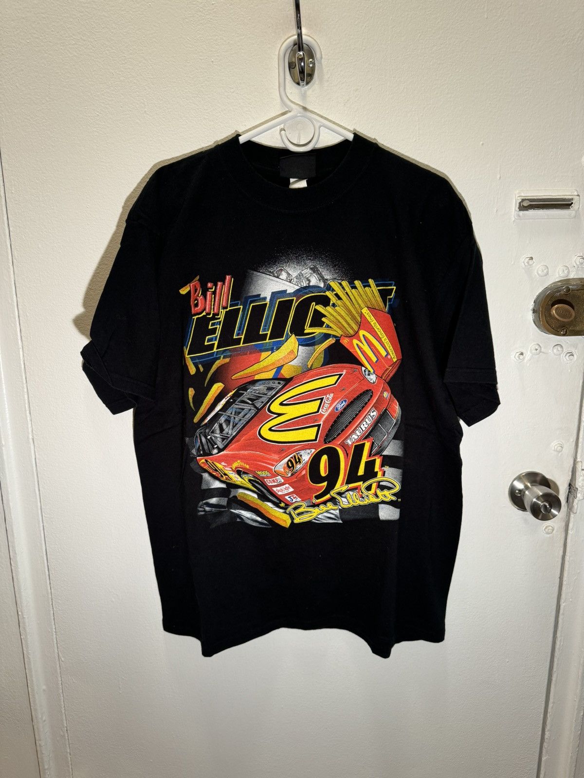 Vintage Bill Elliot Y2K NASCAR McDonalds Racing Tee