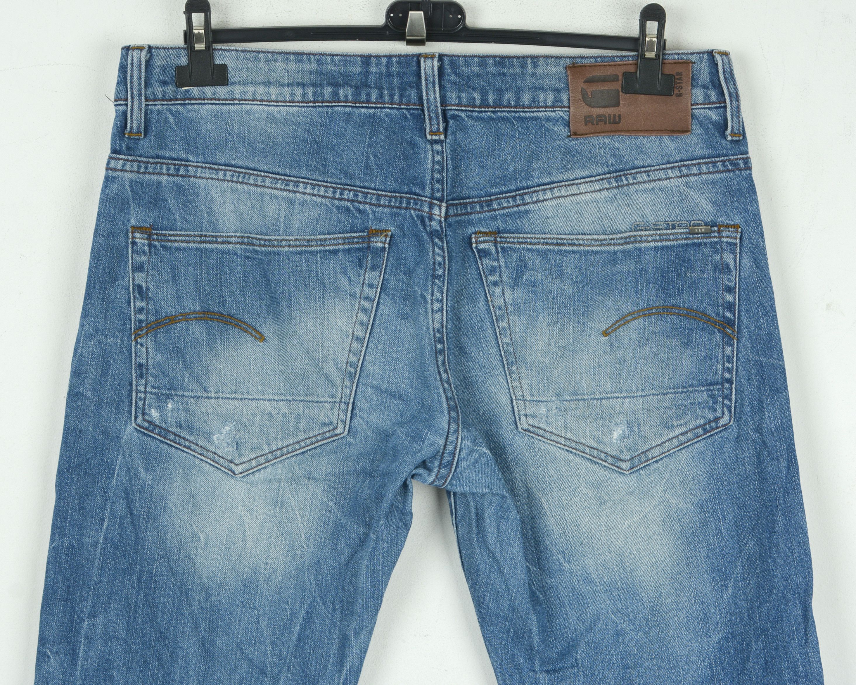 G-Star 3301 W32 L32 Regular Fit Straight Jeans Denim Pants Trousers Size US 32 / EU 48 - 6 Thumbnail