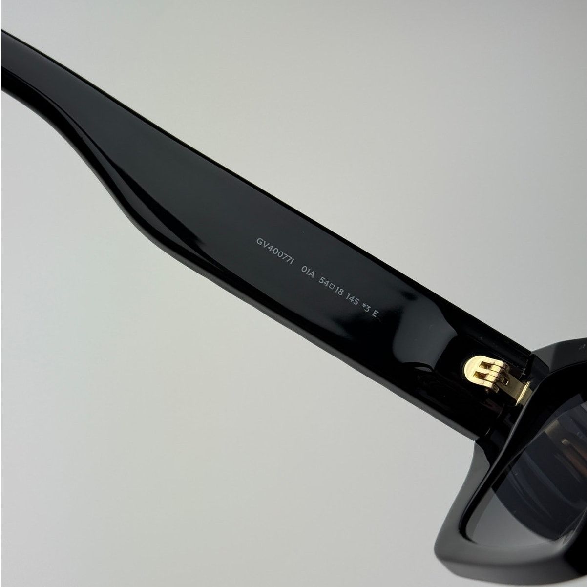 Givenchy Givenchy Sunglasses GV40077I 01A Shiny Black and Studs/Grey Size ONE SIZE - 6 Thumbnail