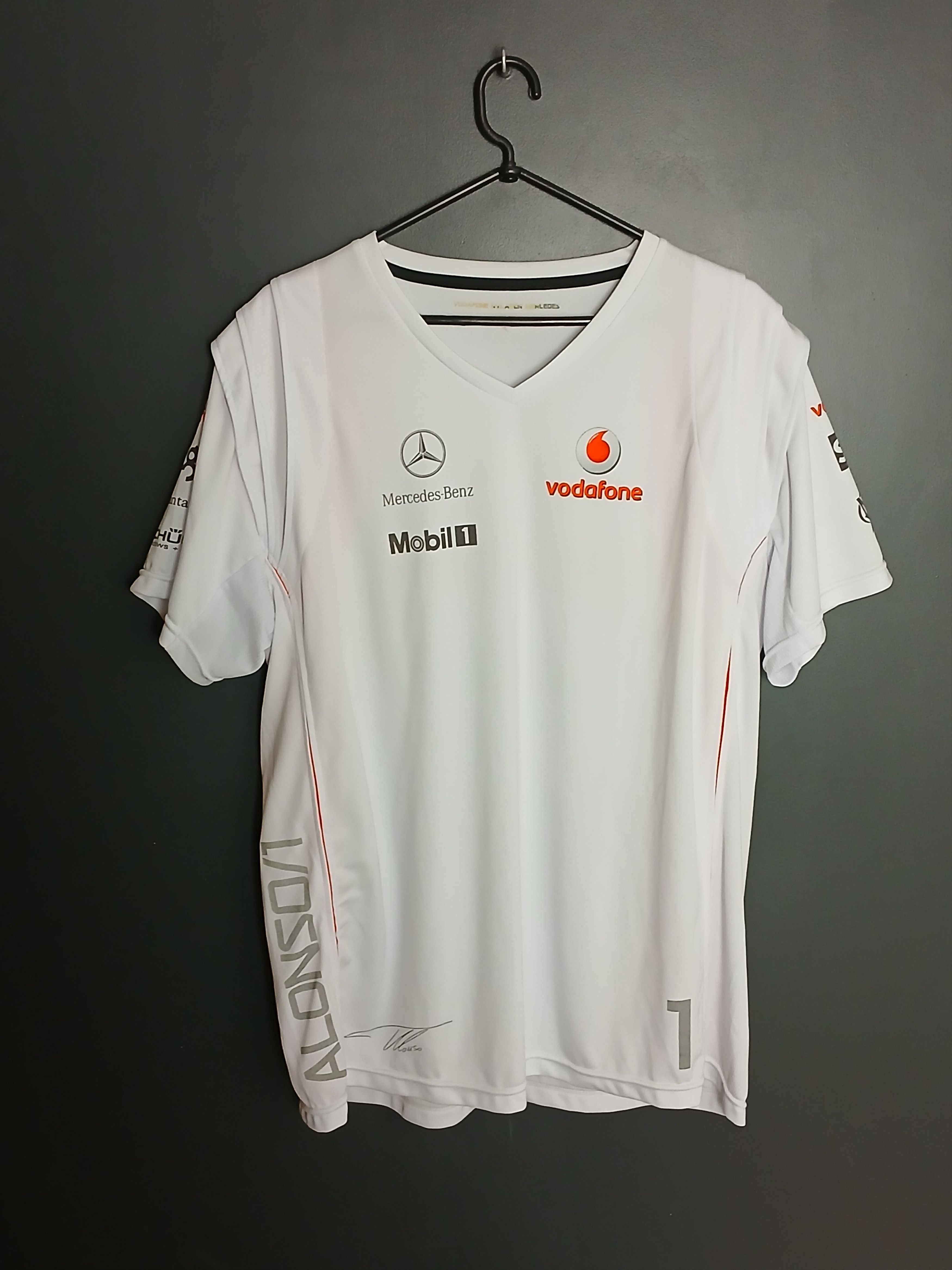 Formula 1 × Mercedes-Benz Mercedes Fernando Alonso F1 Racing T-Shirt Size US XXL / EU 58 / 5 - 1 Thumbnail