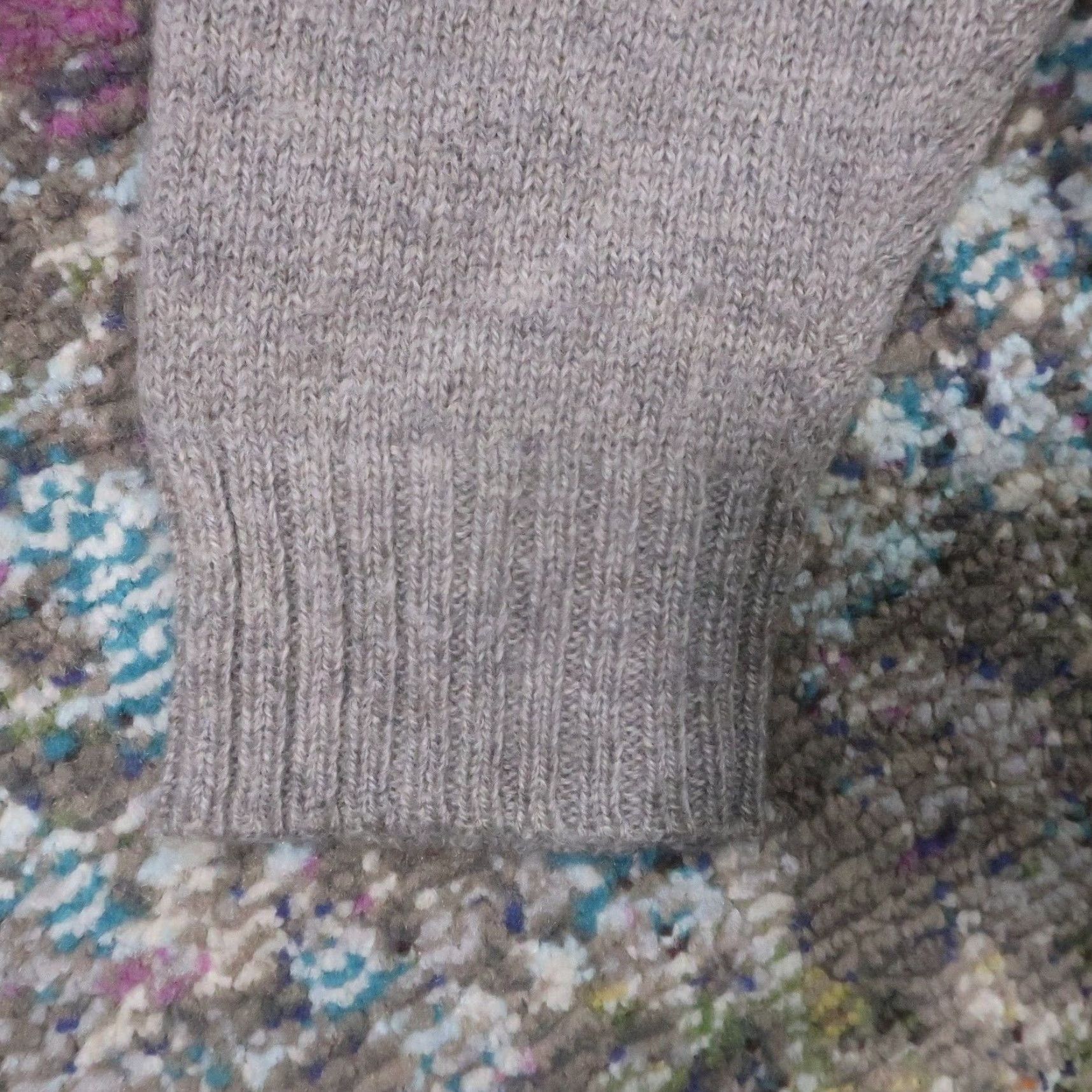 Vintage VINTAGE Woolrich Sweater Mens L Wool 1/4 Zip Pullover Fisherman Fair Isle Knit Gray Beige Modern 80s Style Mens Size US L / EU 52-54 / 3 - 7 Thumbnail