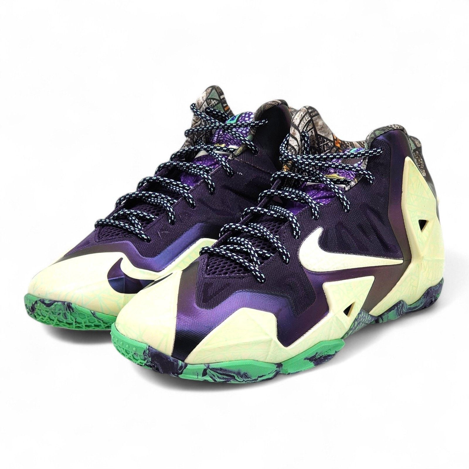Nike LeBron 11 GS All Star 621712-701 Cashmere Green Glow US 7Y Size US 7 / IT 37 - 1 Thumbnail