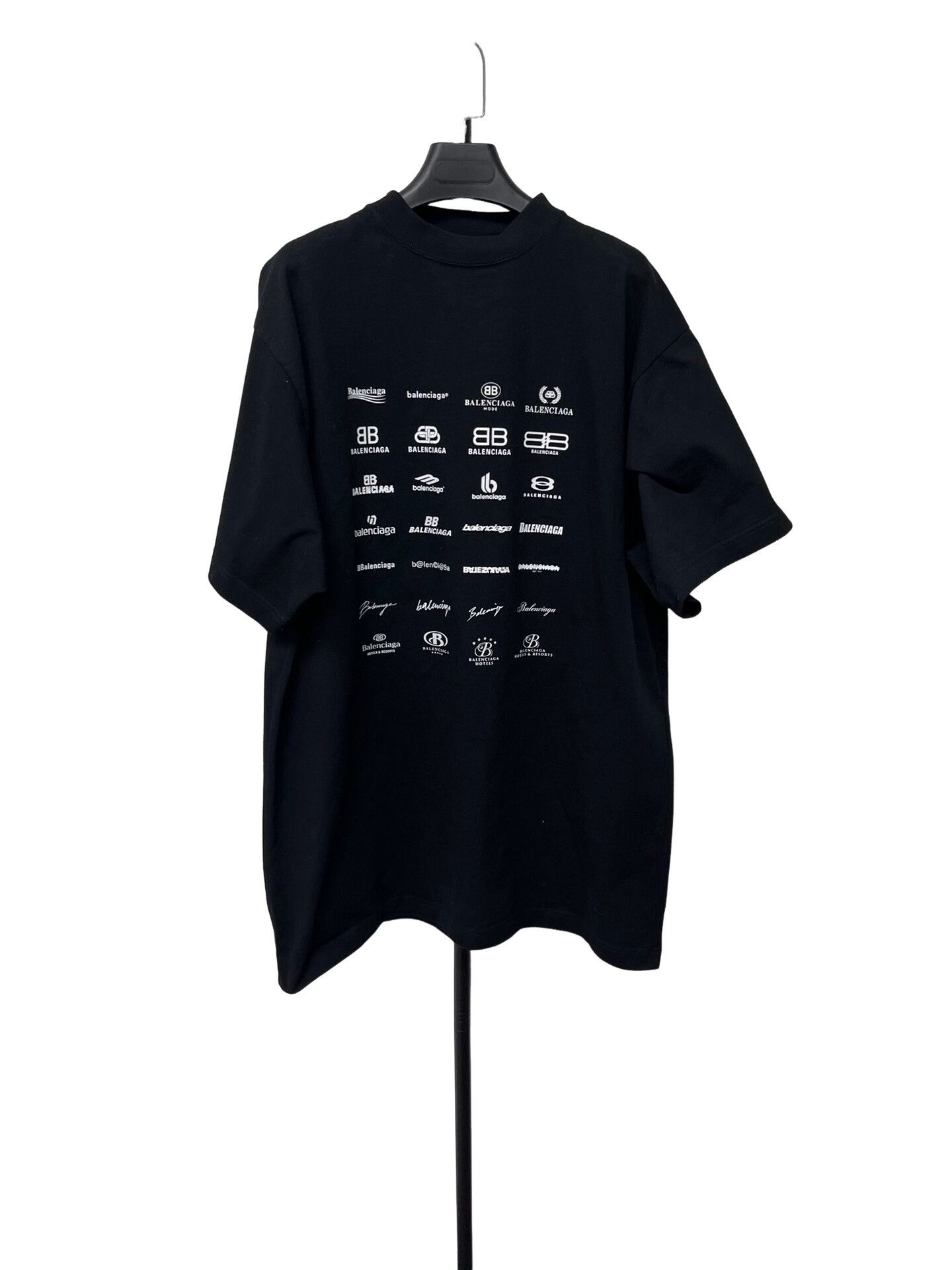 Balenciaga Balenciaga Multi Logo Graphic T-Shirt Size 1 Size US S / EU 44-46 / 1 - 1 Thumbnail