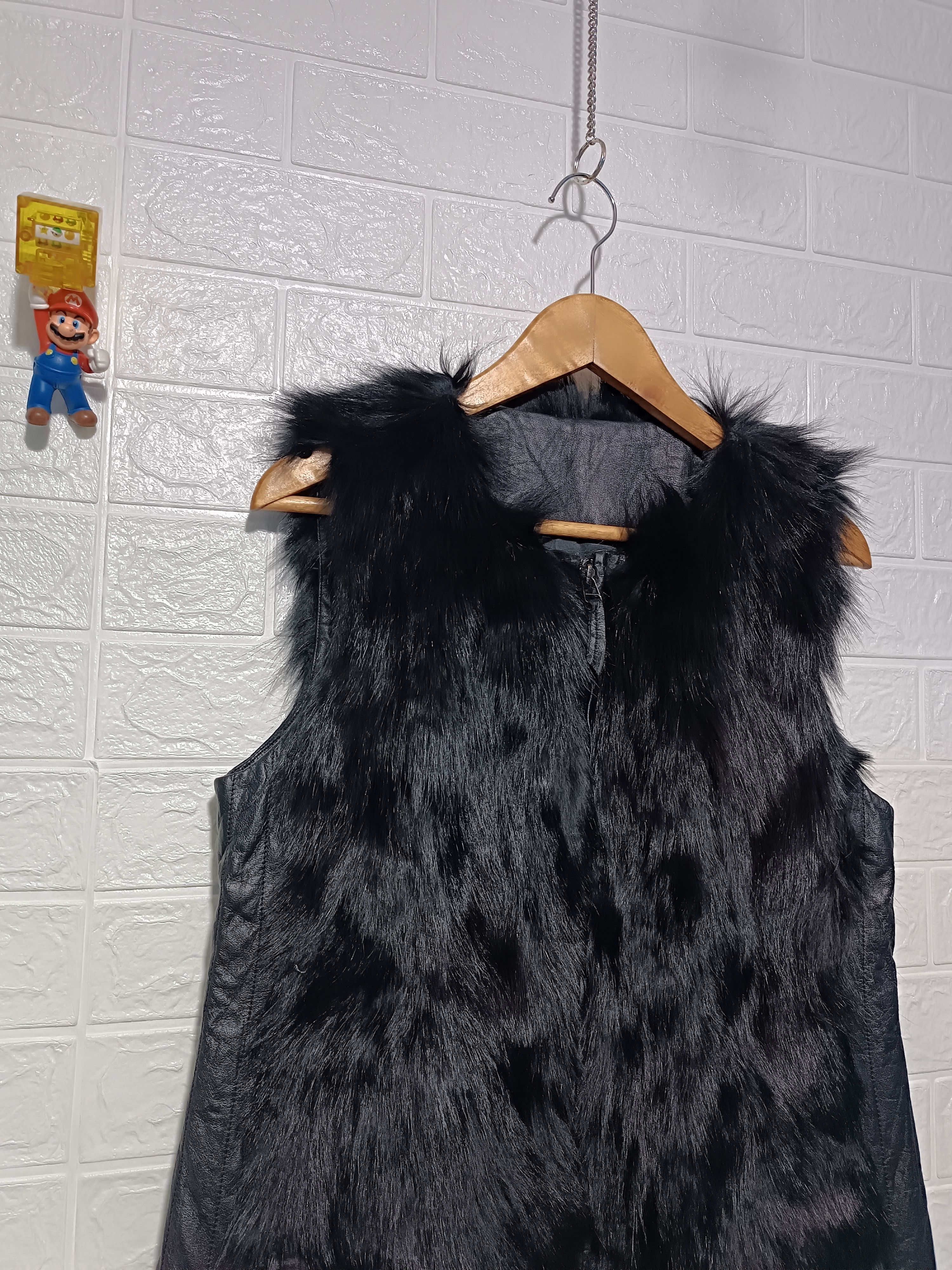 Beauty Beast Japanese Fur Fox Mink Leather Vest Size US M / EU 48-50 / 2 - 2 Thumbnail