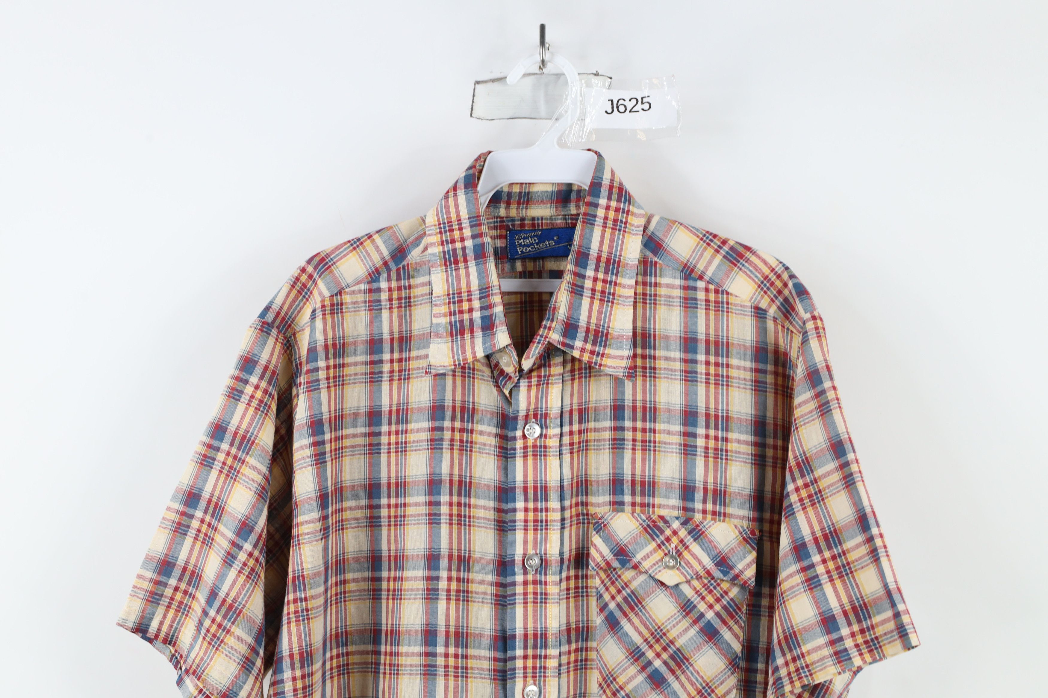 Vintage Vintage 70s Streetwear Plaid Western Button Shirt USA Size US L / EU 52-54 / 3 - 2 Thumbnail