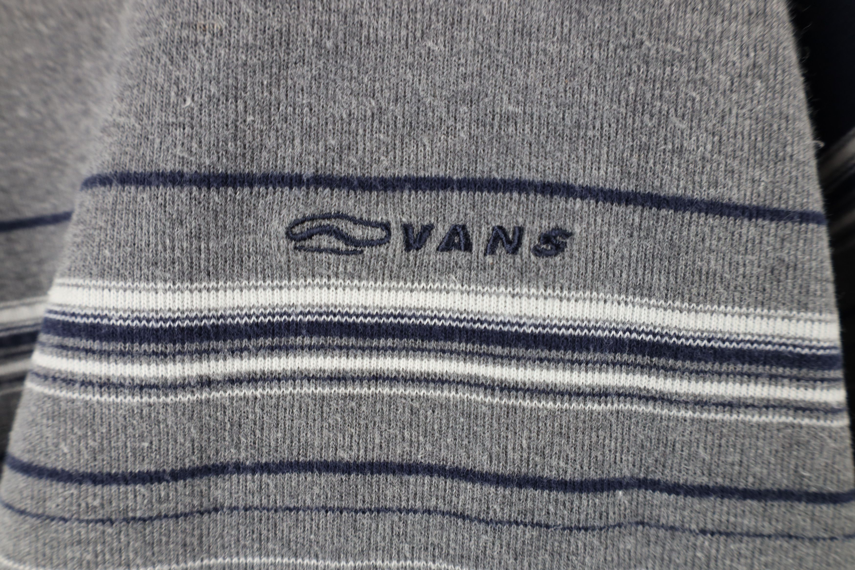 Vans × Vintage Vintage 90s Y2K Vans Skateboarding Knit Long Sleeve T-Shirt Size US M / EU 48-50 / 2 - 4 Thumbnail