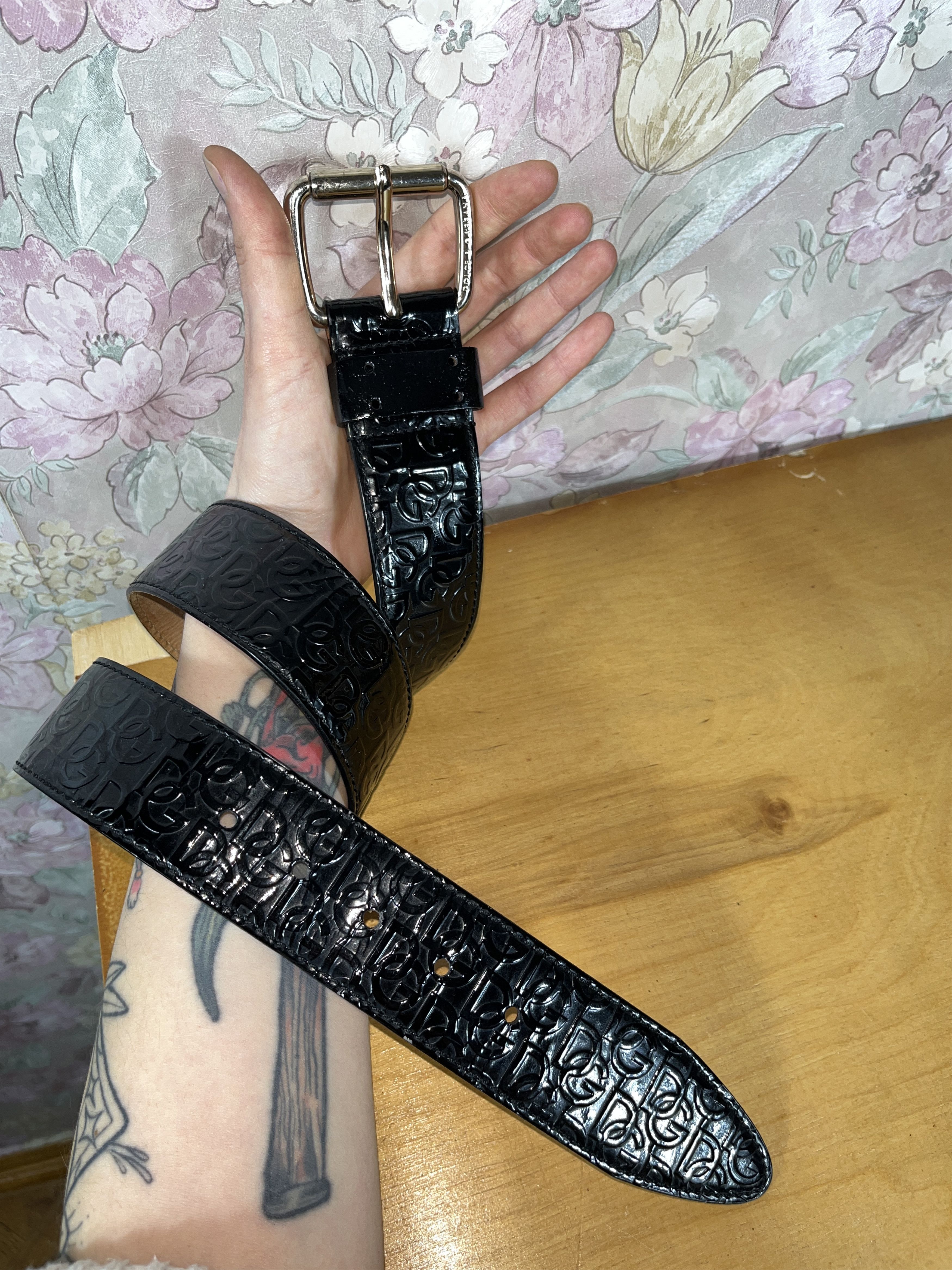 Dolce & Gabbana Vintage Dolce Gabbana Metal Big Logo DG Monogram Belt Y2K Size ONE SIZE - 6 Thumbnail