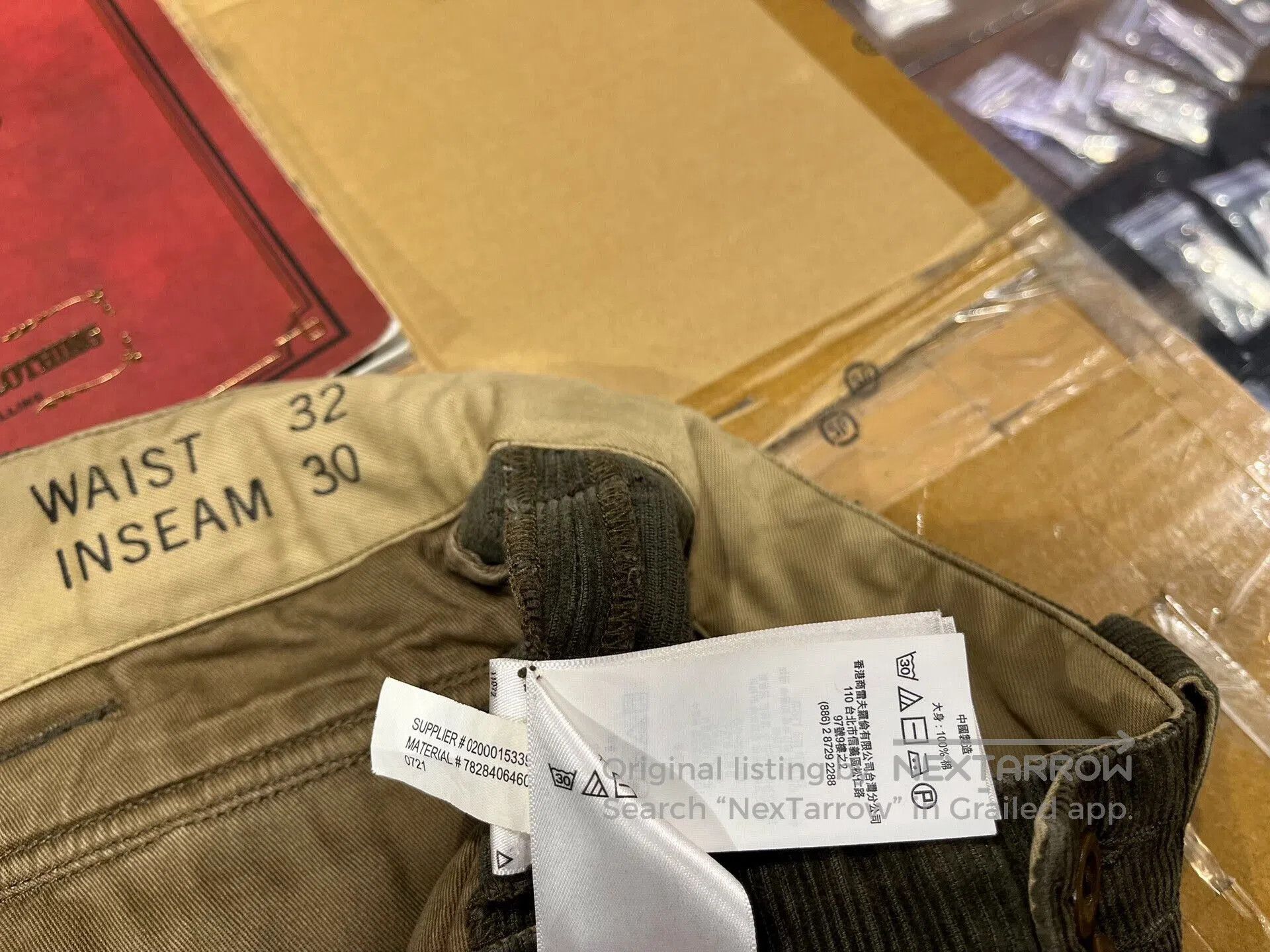 RRL Ralph Lauren RRL Vintage Corduroy Work Pants. Size US 30 / EU 46 - 5 Thumbnail