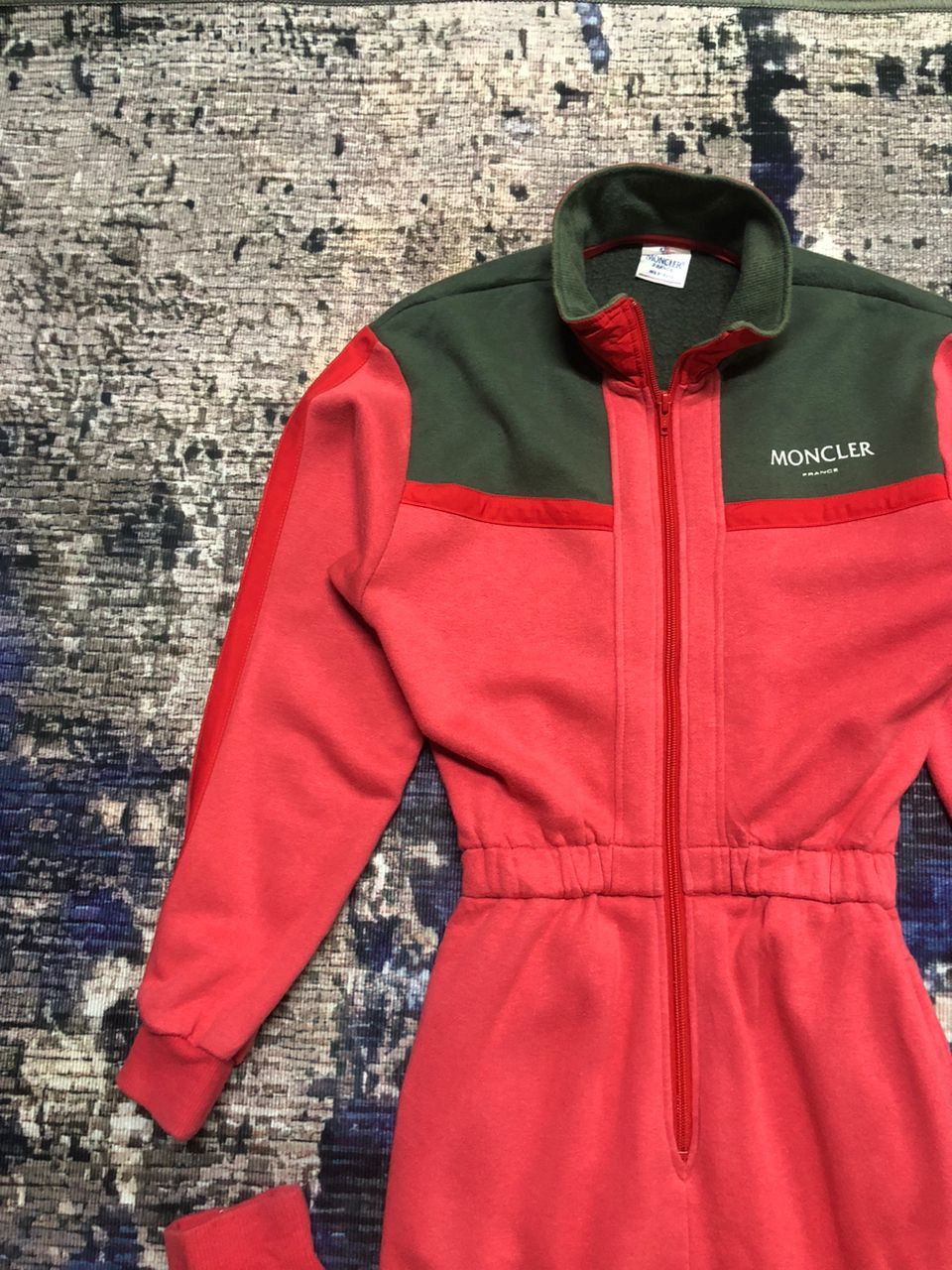 Moncler Vintage Moncler x Asics Red Coverall Jumpsuit Size -S Size US 30 / EU 46 - 5 Thumbnail