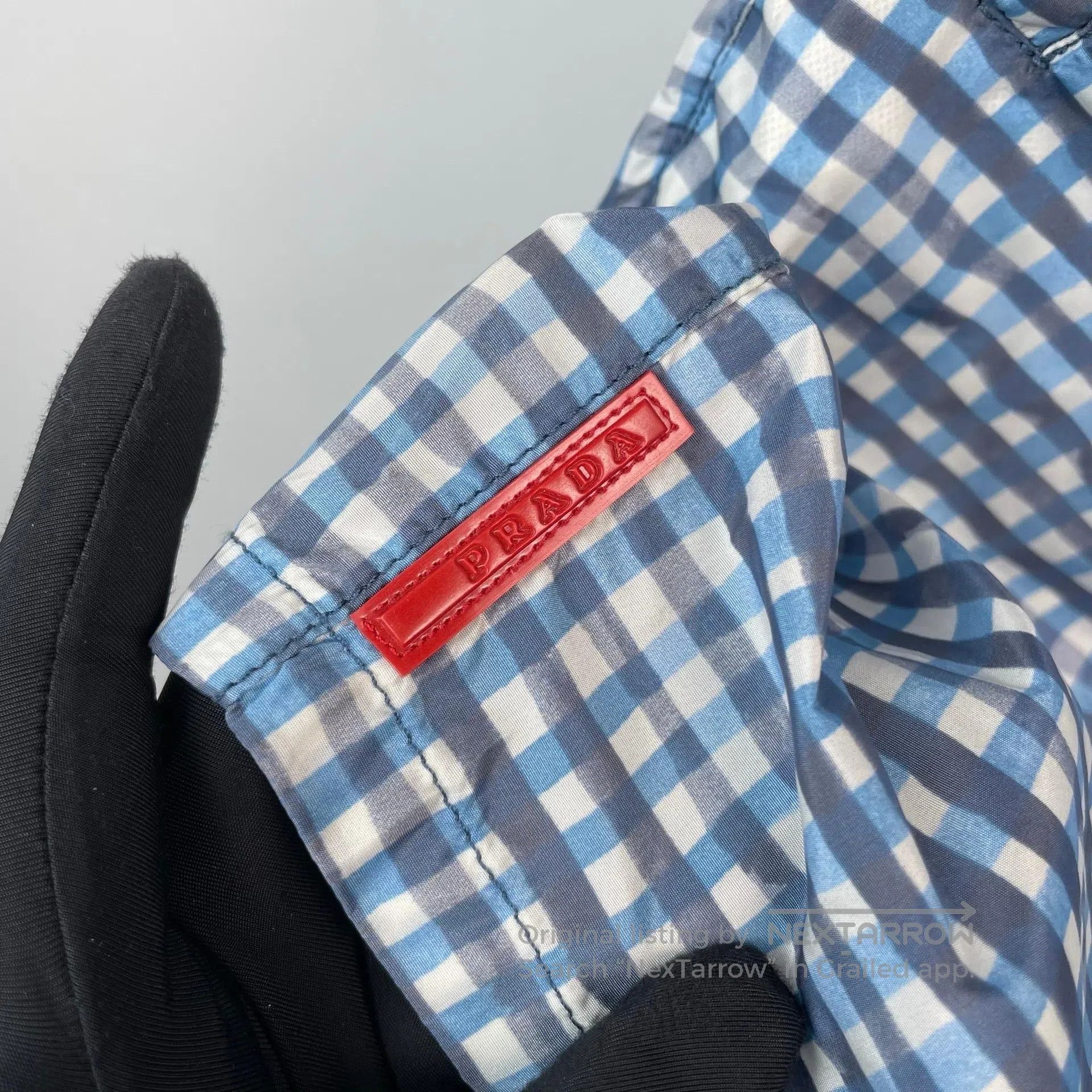 Prada Prada Blue Plaid Shorts| Size US 30 / EU 46 - 3 Thumbnail