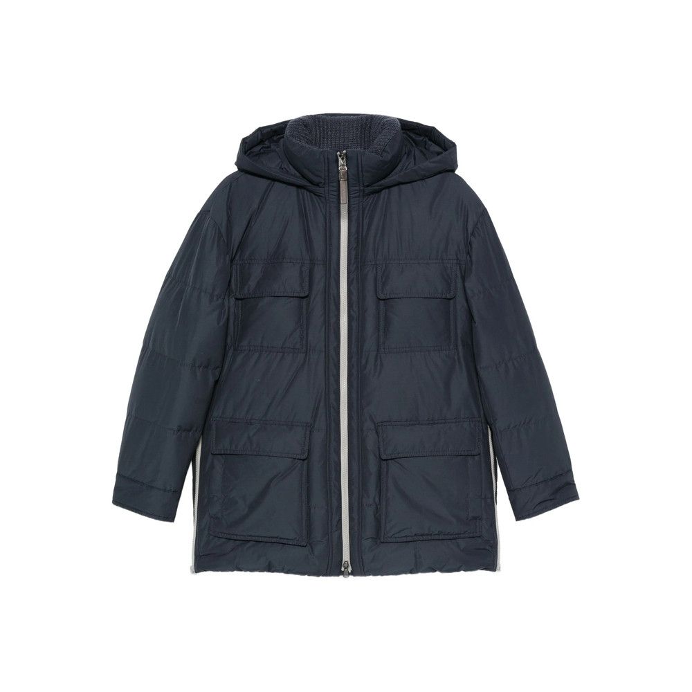 Brunello Cucinelli BLUE Jackets - Puffer Jackets
