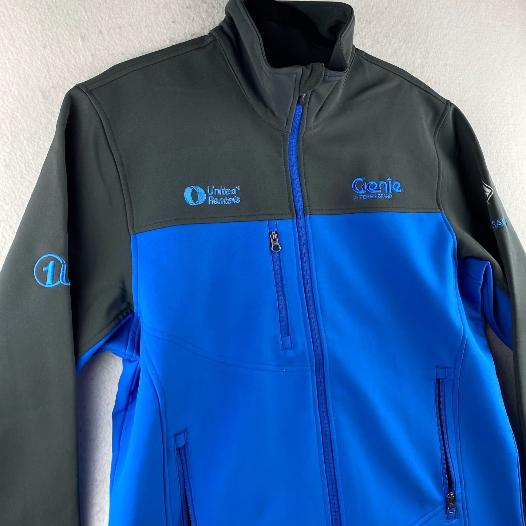 Vintage DRI DUCK Jacket Mens M Medium Black Blue Full Zip Weather Resistant Performance Size US M / EU 48-50 / 2 - 3 Thumbnail