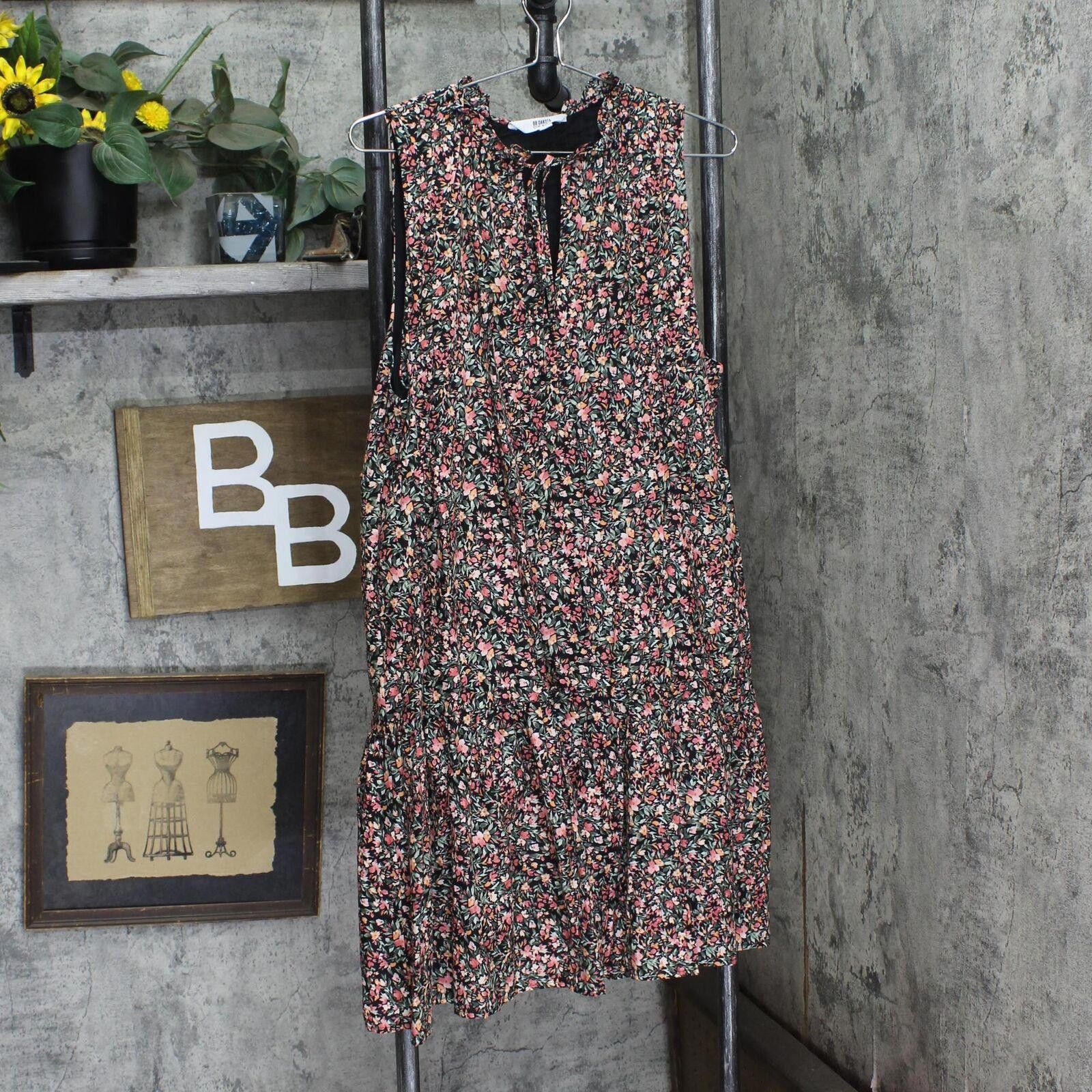 Other NEW Bb Dakota Tiered A-Line Dress BL28140W Black Multi L Size L / US 10 / IT 46 - 1 Thumbnail