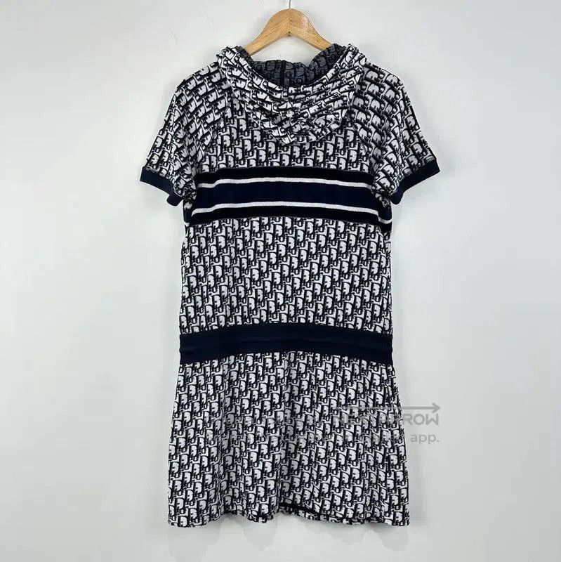 Dior Dior Navy Cotton Dress for Women . Size M / US 6-8 / IT 42-44 - 2 Thumbnail