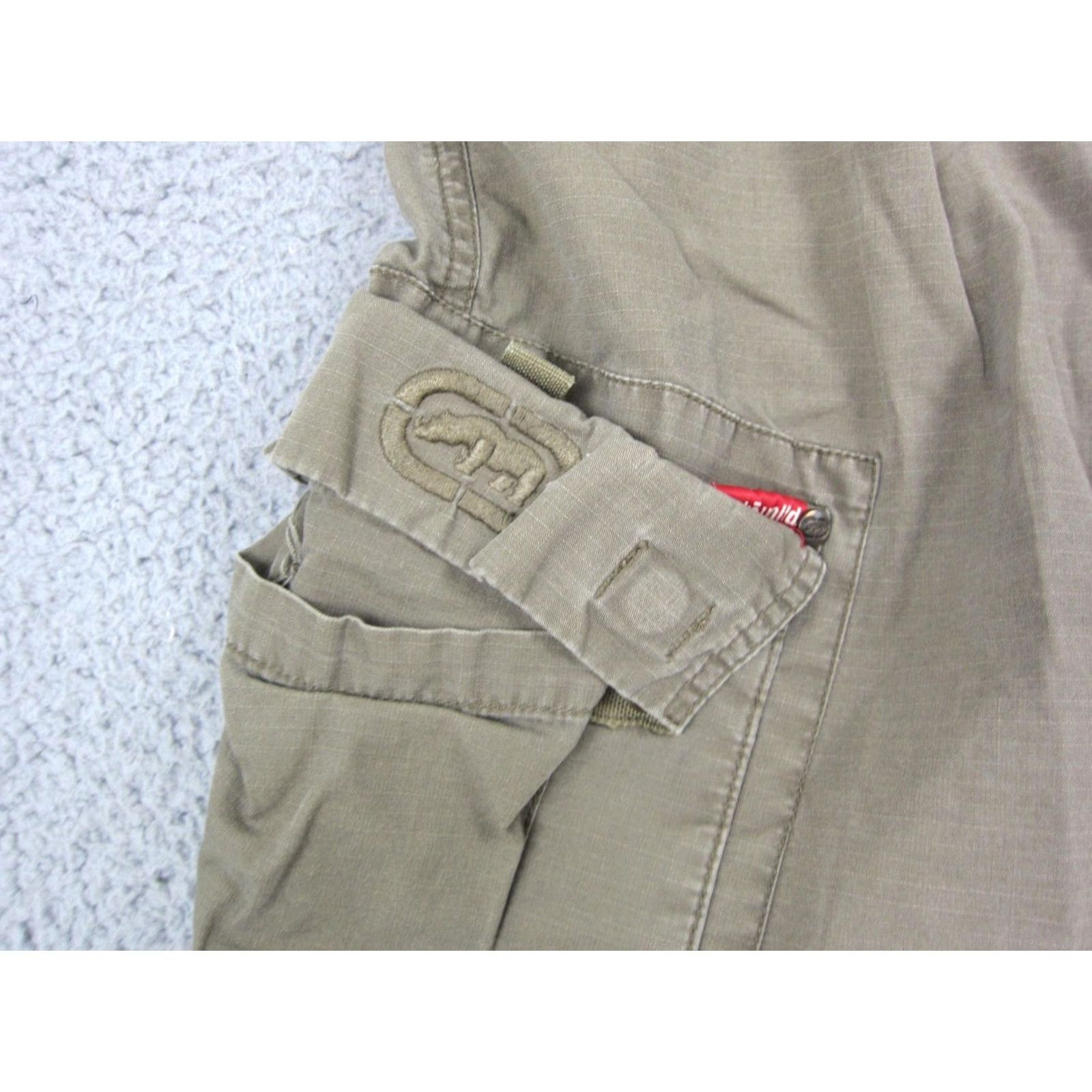 Ecko Unltd. Ecko Unltd. Shorts Cargo Canvas Zip Pockets Brown 30 Mens 90s Casual Workwear Vintage Style Finally 90s Theme Mens Size US 30 / EU 46 - 4 Thumbnail