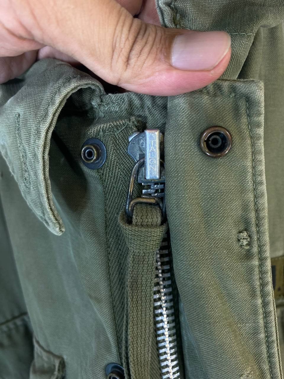 Vintage vintage us army heavy jacket distressed talon zipper Size US XL / EU 56 / 4 - 10 Thumbnail