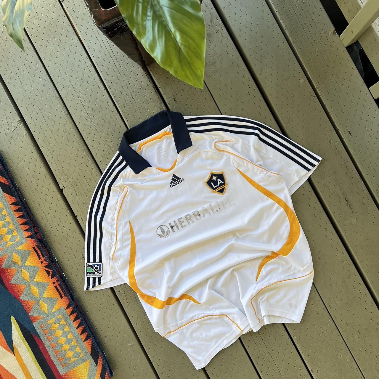 Adidas × Vintage LA Galaxy soccer jersey Size US XL / EU 56 / 4 - 3 Thumbnail