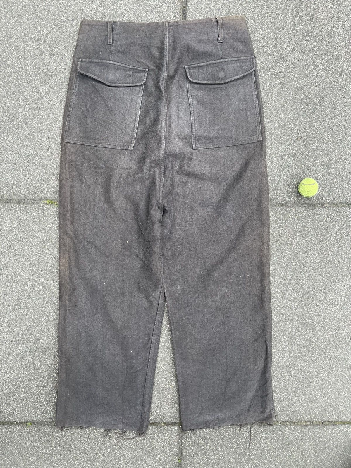 Rick Owens Rick Owens 2000 extreme cargo flight Moleskin pants sun fade Size US 34 / EU 50 - 5 Thumbnail