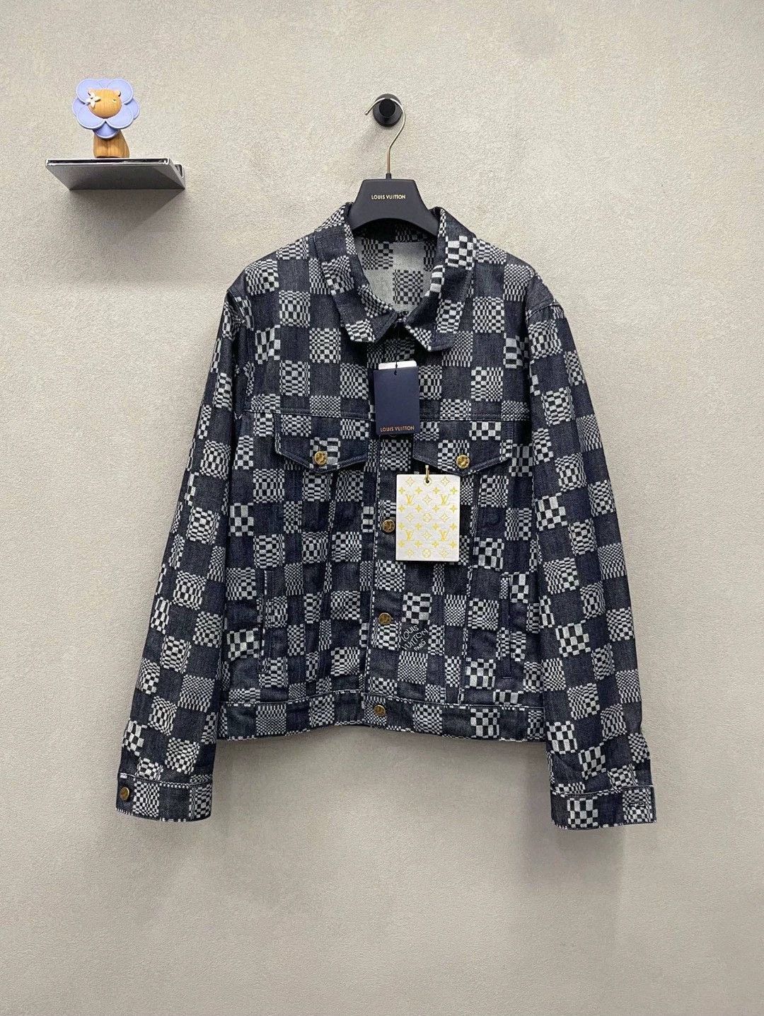 Louis Vuitton lv checkered denim jacket size 54 Size US L / EU 52-54 / 3 - 1 Thumbnail