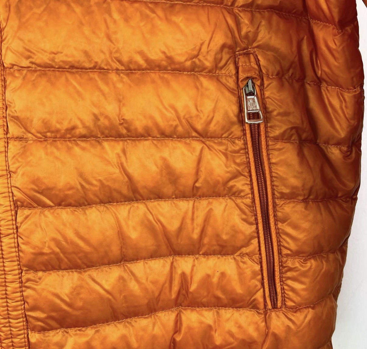 Moncler Moncler / Orange Lightweight Down Jacket K12 Size S / US 4 / IT 40 - 5 Thumbnail
