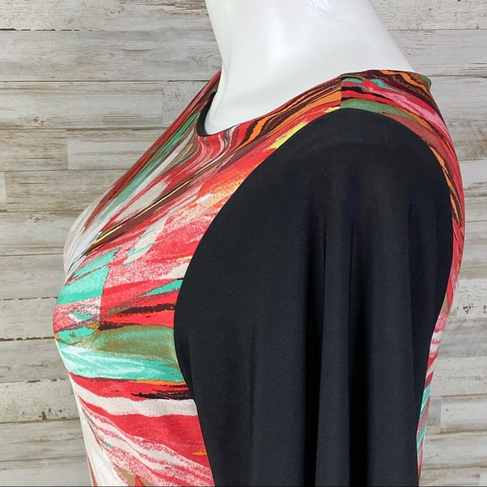 Other Fenn Wright Manson Floral Shift Dress Size 12 Black Coral Size XL / US 12-14 / IT 48-50 - 7 Thumbnail