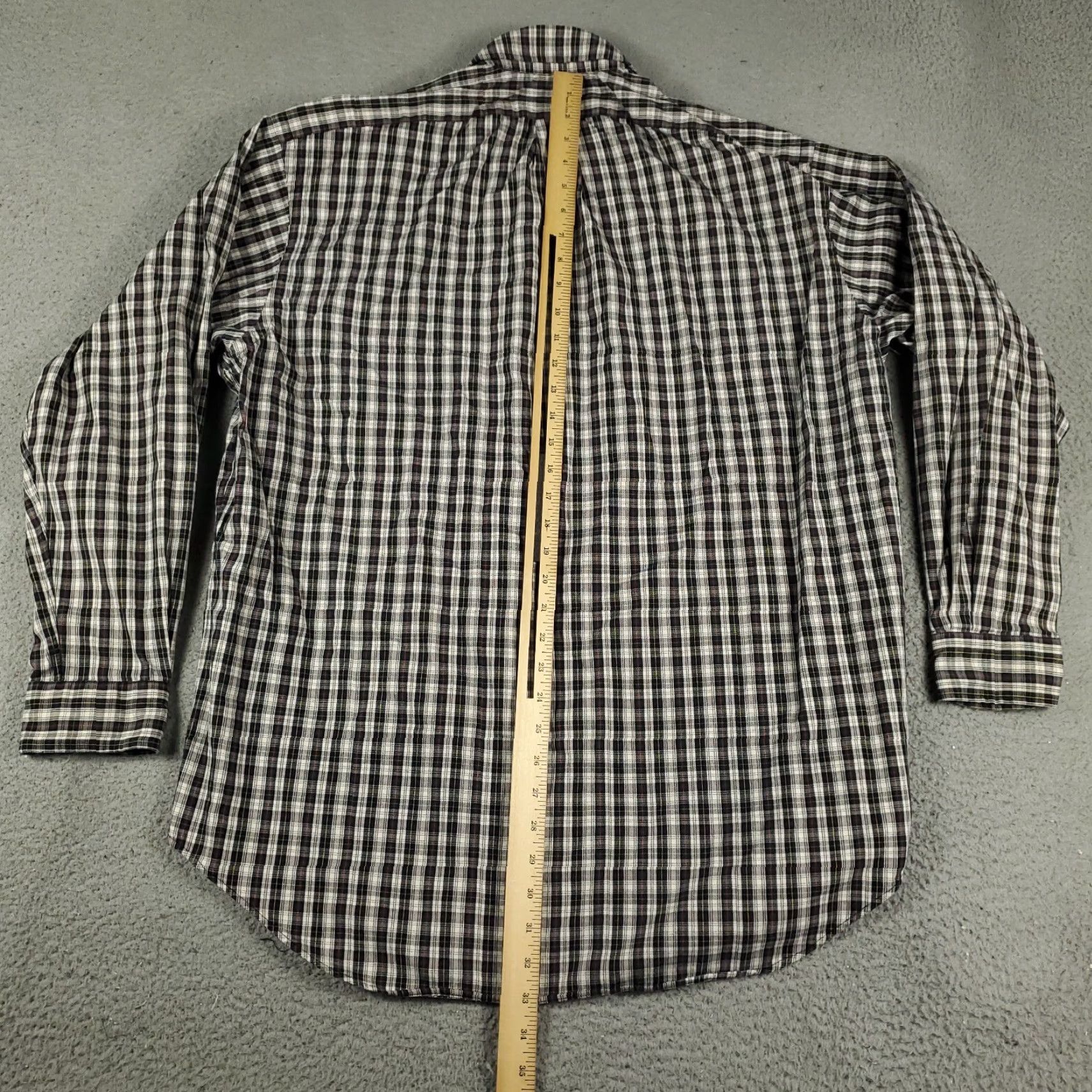 Ralph Lauren Ralph Lauren Shirt Mens Large Blue Plaid Button-Up Long Sleeve Casual Classic Preppy American Logo Pocket, 100% Cotton, Regular Fit Size US L / EU 52-54 / 3 - 4 Thumbnail