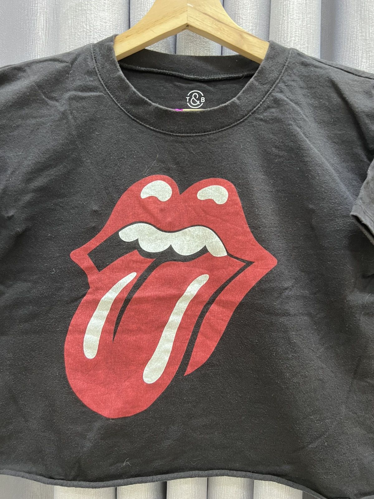 Band Tees The Rolling Stones Cropped Tshirt Size M / US 6-8 / IT 42-44 - 2 Thumbnail