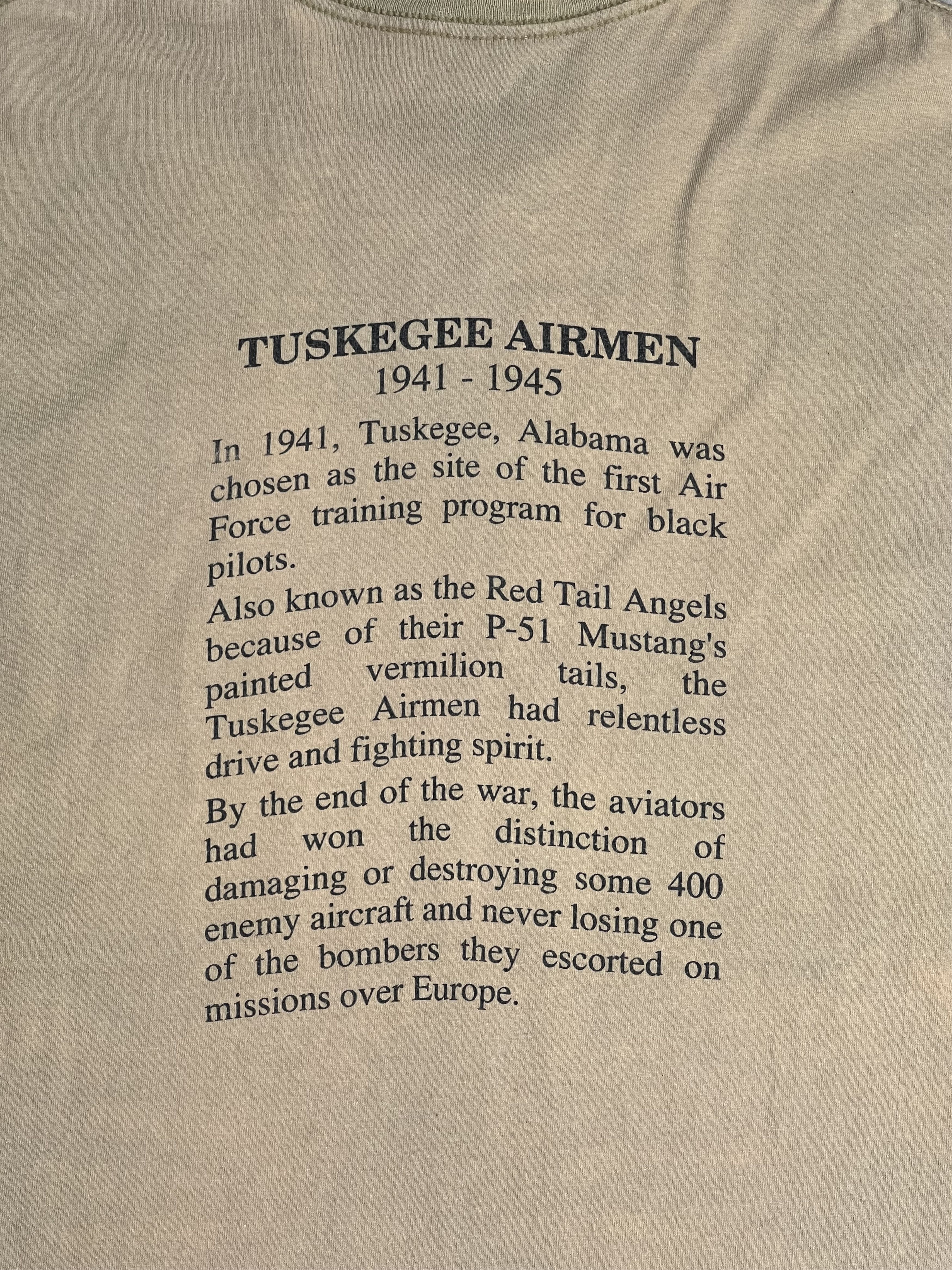 Vintage Vtg 90s HBO The Tuskegee Airmen Movie Promo Tee (XL) GTME122 Size US XL / EU 56 / 4 - 9 Thumbnail