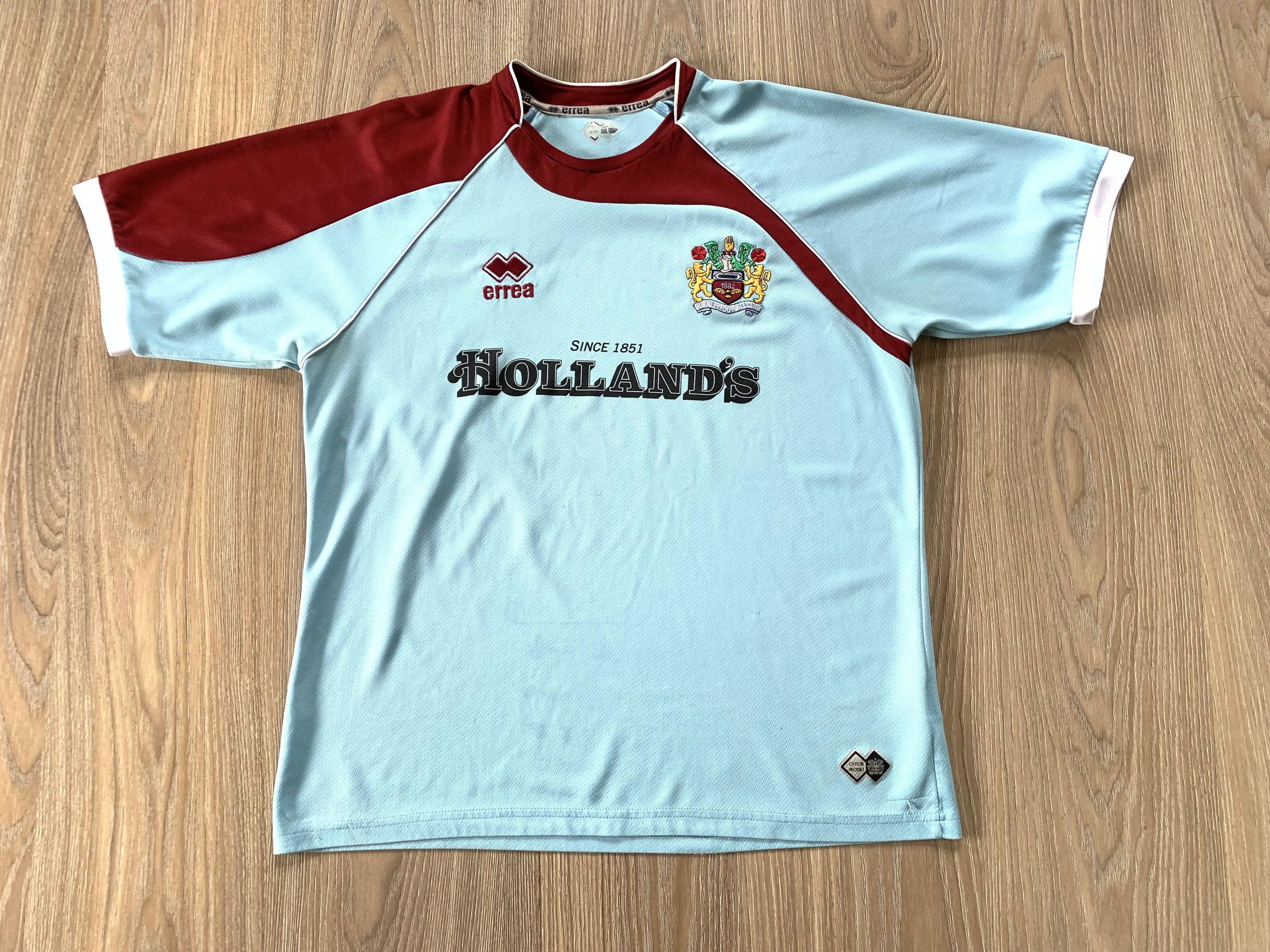 Errea Viintage Errea Burnley Away Football Jersey 2008-2009 Size US L / EU 52-54 / 3 - 3 Thumbnail