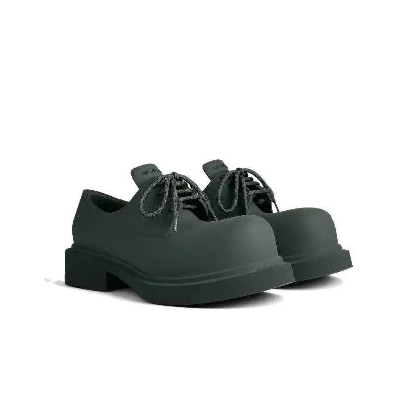 Balenciaga o1bcso1str1024 Steroid Derby Shoes in Dark Green Size US 6 / EU 39 - 5 Thumbnail