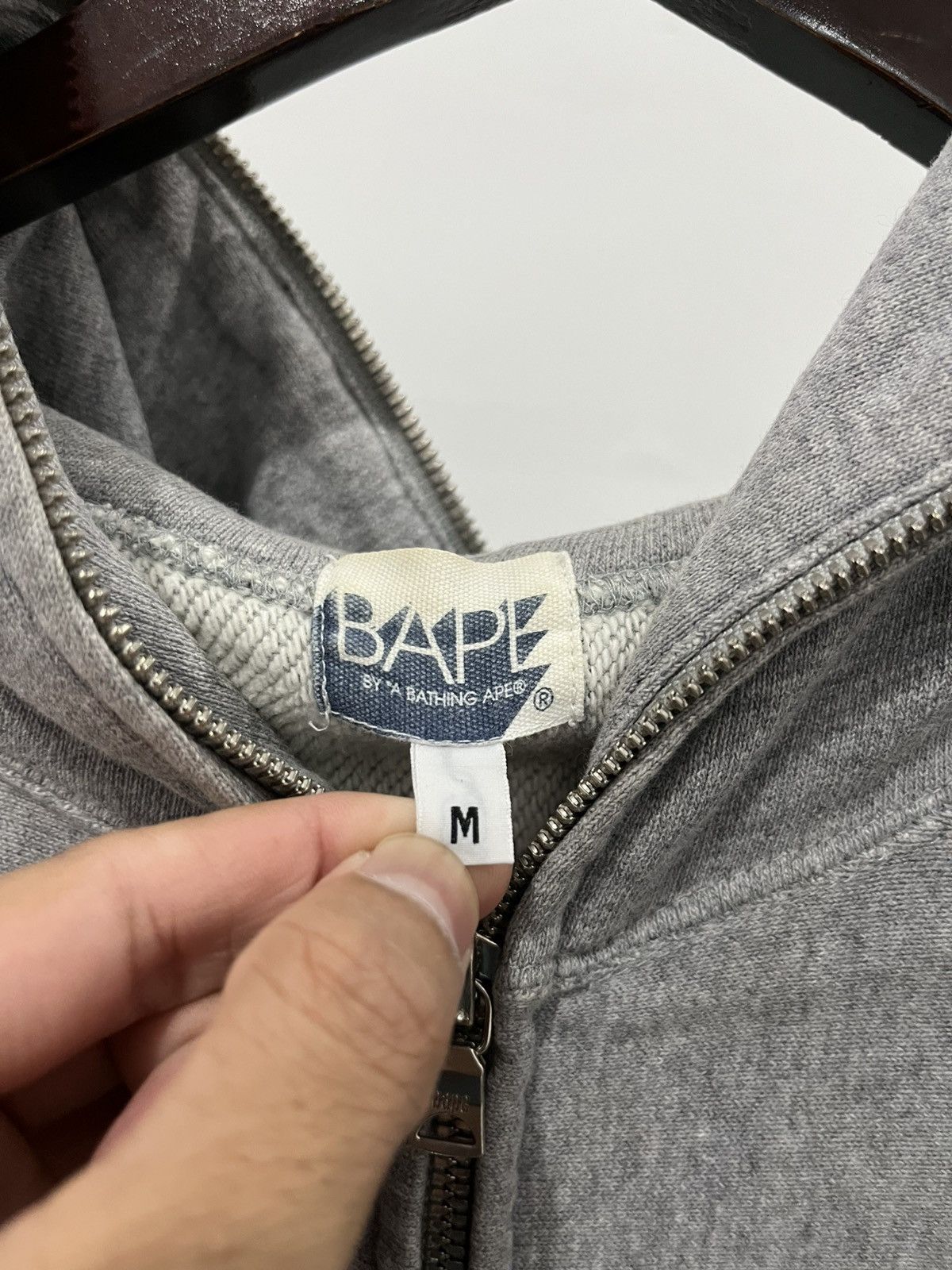 Bape Vintage Bape full zip hoodie Size US L / EU 52-54 / 3 - 5 Thumbnail