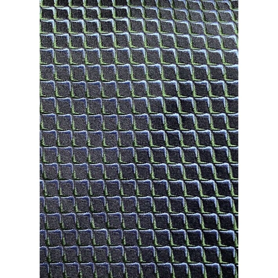 Salvatore Ferragamo SALVATORE FERRAGAMO Blue Geometric Luxury Silk Tie Made In I Size ONE SIZE - 6 Thumbnail