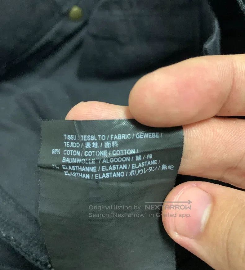 Saint Laurent Paris Saint Laurent Paris Black Knee Double Blade Destroyed Jean Size US 32 / EU 48 - 5 Thumbnail
