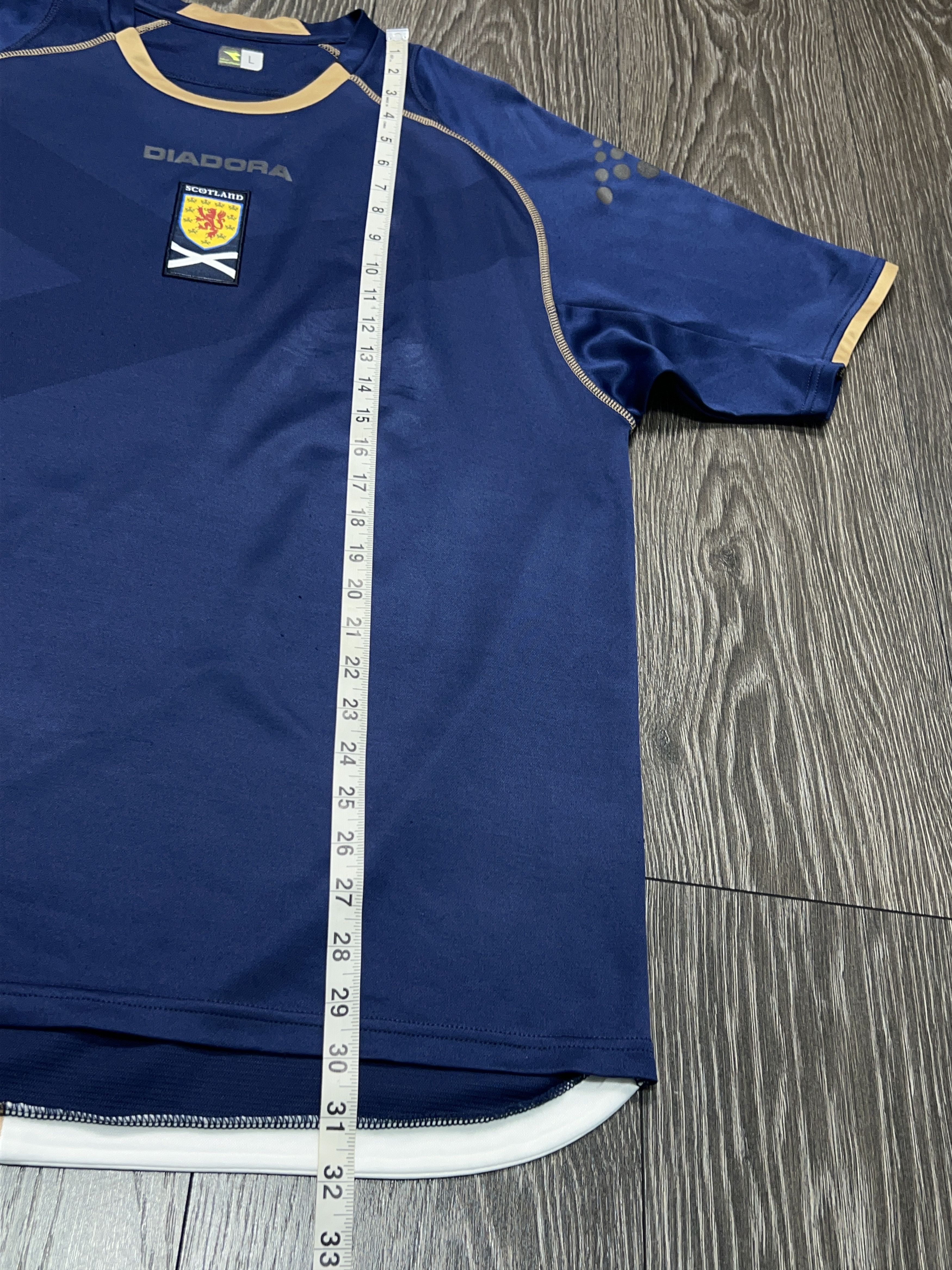 Diadora Scotland 2007 National Team Football Soccer Shirt Jersey Size US L / EU 52-54 / 3 - 10 Thumbnail