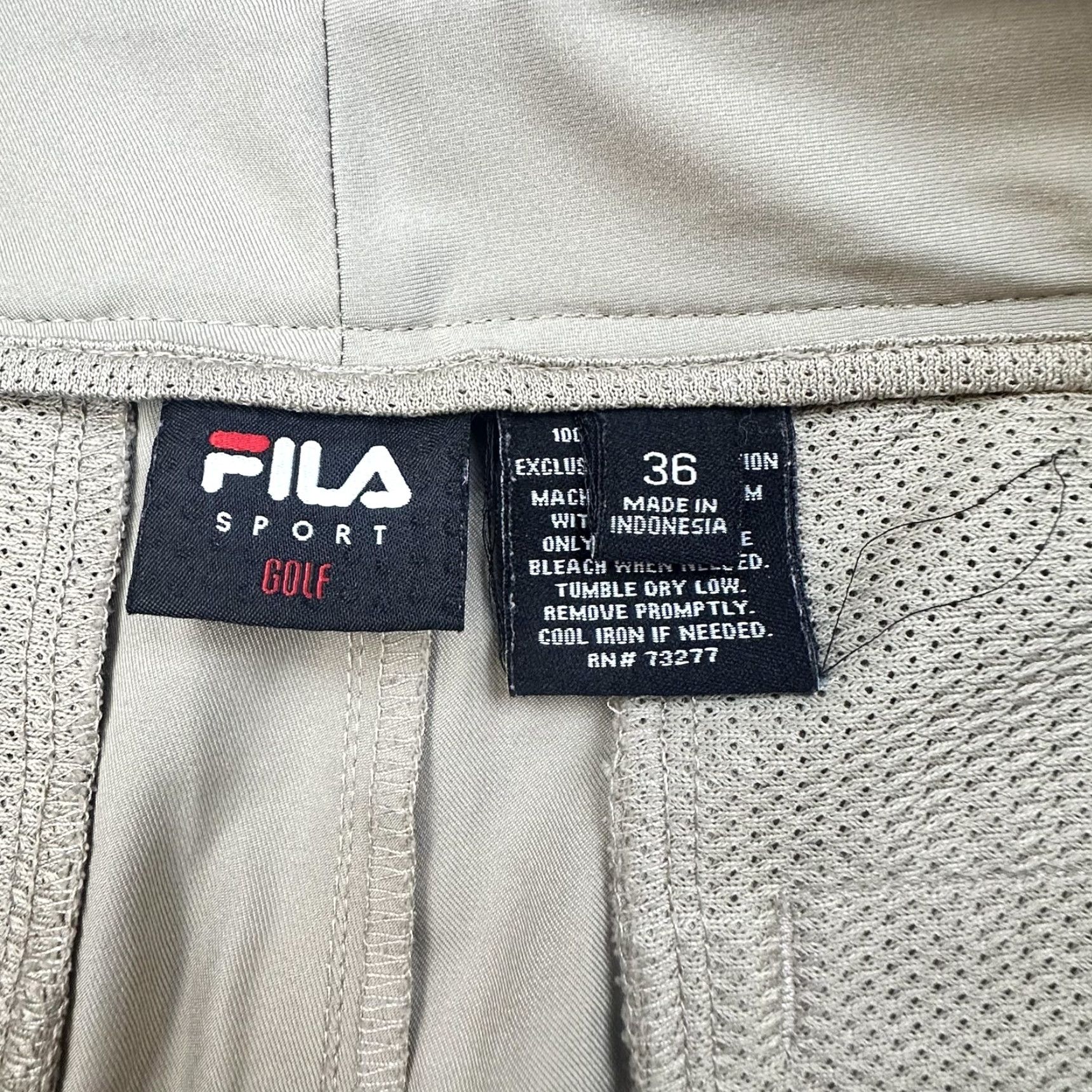Fila FILA Mens Golf Shorts 36 Gray Flat Front Stretch Performance Chino Casual Style Athletic Inseam 10in Pockets Regular Waist 36 Gray FILA Sport Size US 36 / EU 52 - 7 Thumbnail