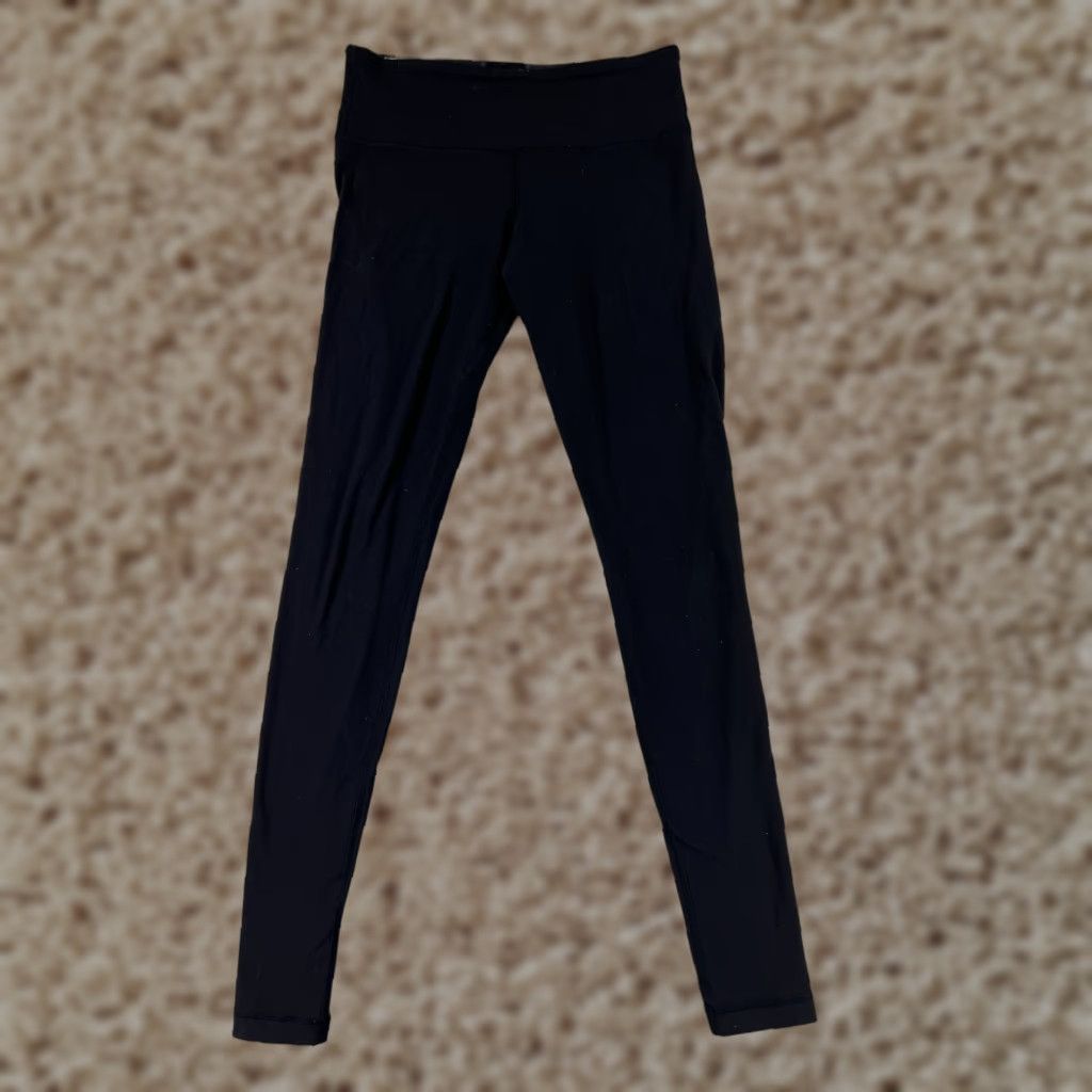 Lululemon LULULEMON Reversible Wunder Under Pants Womens 6 Black 30" Tapered Athleisure Yoga Size 28" / US 6 / IT 42 - 1 Thumbnail